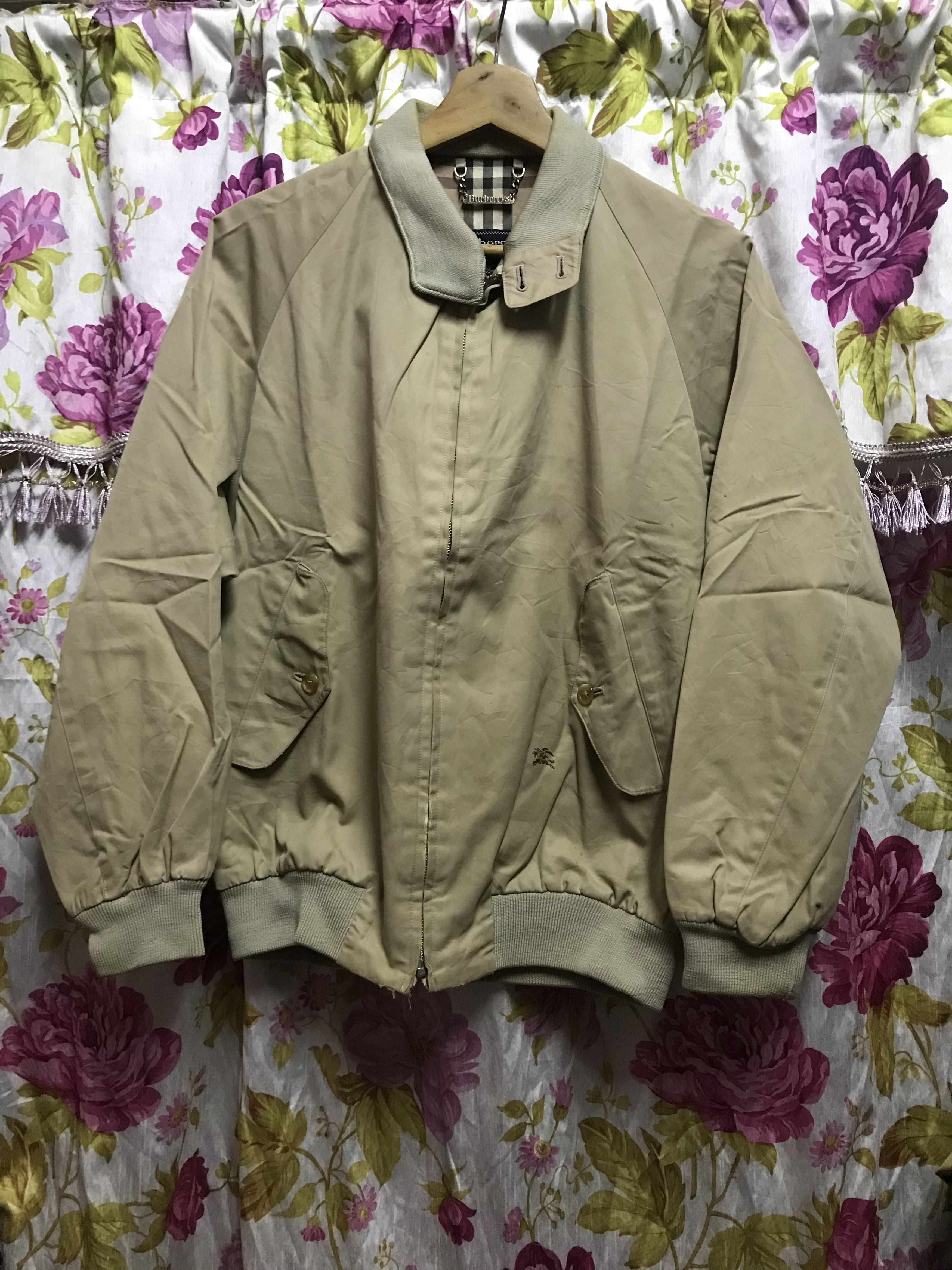 Burberry Vintage Burberry Harritong Jacket Size US M / EU 48-50 / 2 - 2 Thumbnail