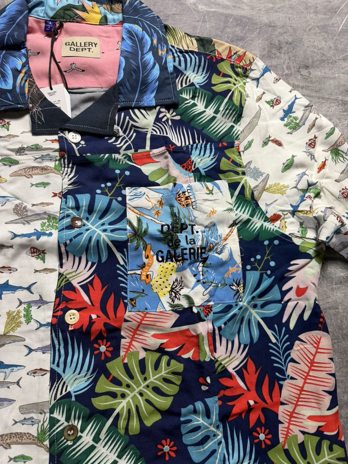 Gallery Dept. Gallery Dept Parker Patchwork Shirt Size US L / EU 52-54 / 3 - 4 Thumbnail