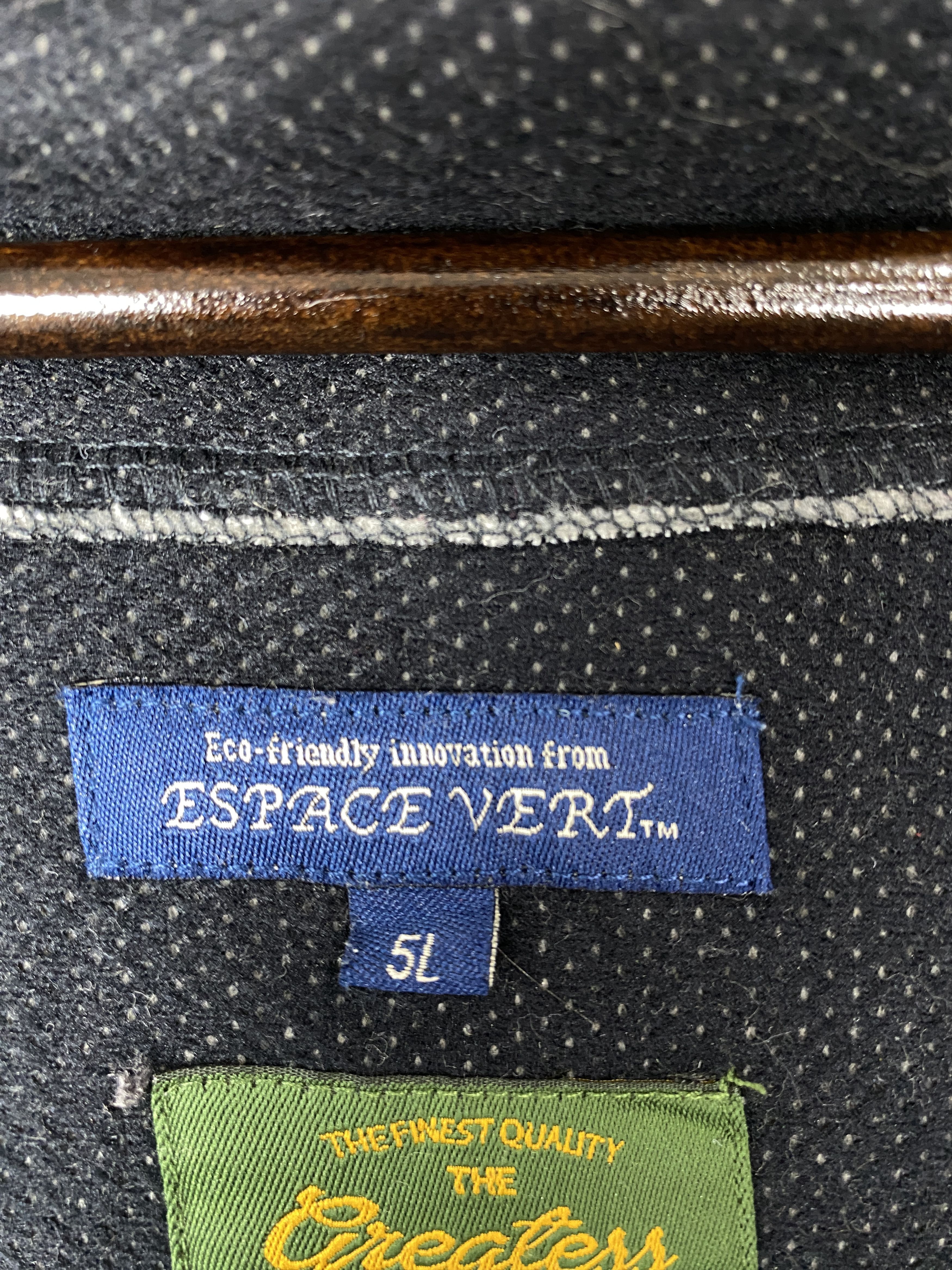 Japanese Brand Vintage Espace Vert Cross The Greatess Fleece Jacket J2000 Size US XXL / EU 58 / 5 - 10 Thumbnail