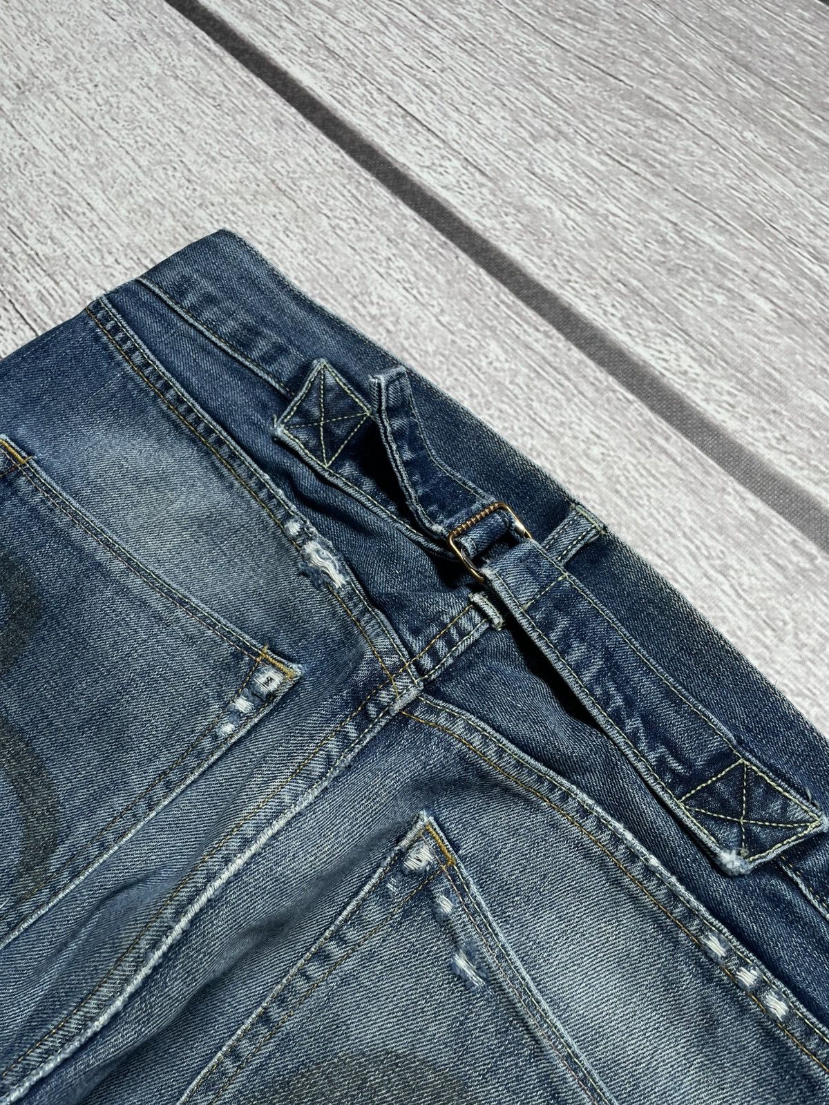 Evisu × Puma Evisu x Puma baggy distressed vintage y2k jeans Size US 34 / EU 50 - 4 Thumbnail