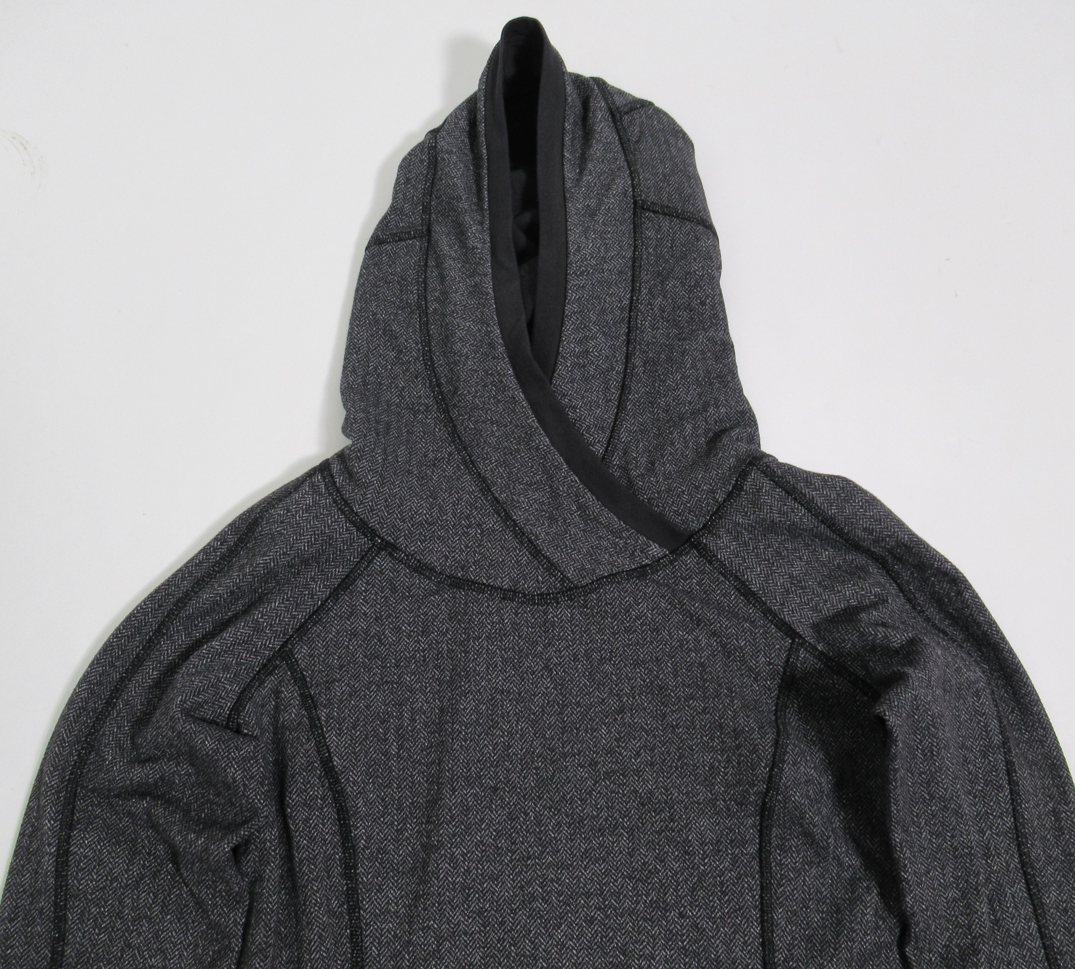 Lululemon Lululemon Think Fast Hoodie Heathered Herringbone Black Size M / US 6-8 / IT 42-44 - 2 Thumbnail