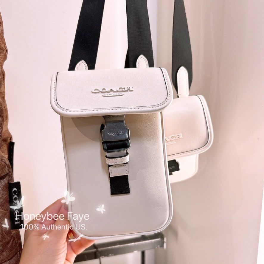 Coach Racer Phone Crossbody In Smooth Leather CT886 Size ONE SIZE - 5 Thumbnail
