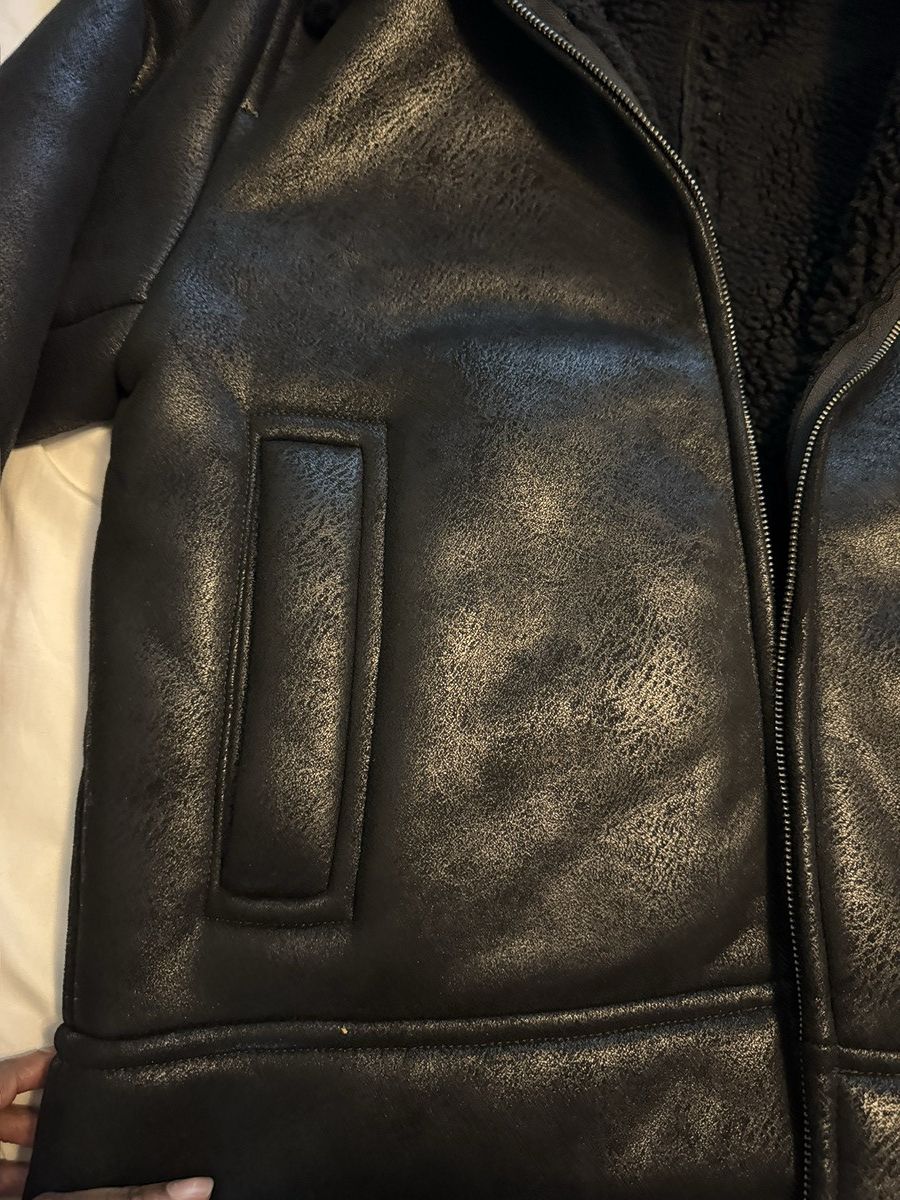 Gap Gap Sherpa Vegan Leather Jacket Size US S / EU 44-46 / 1 - 2 Thumbnail