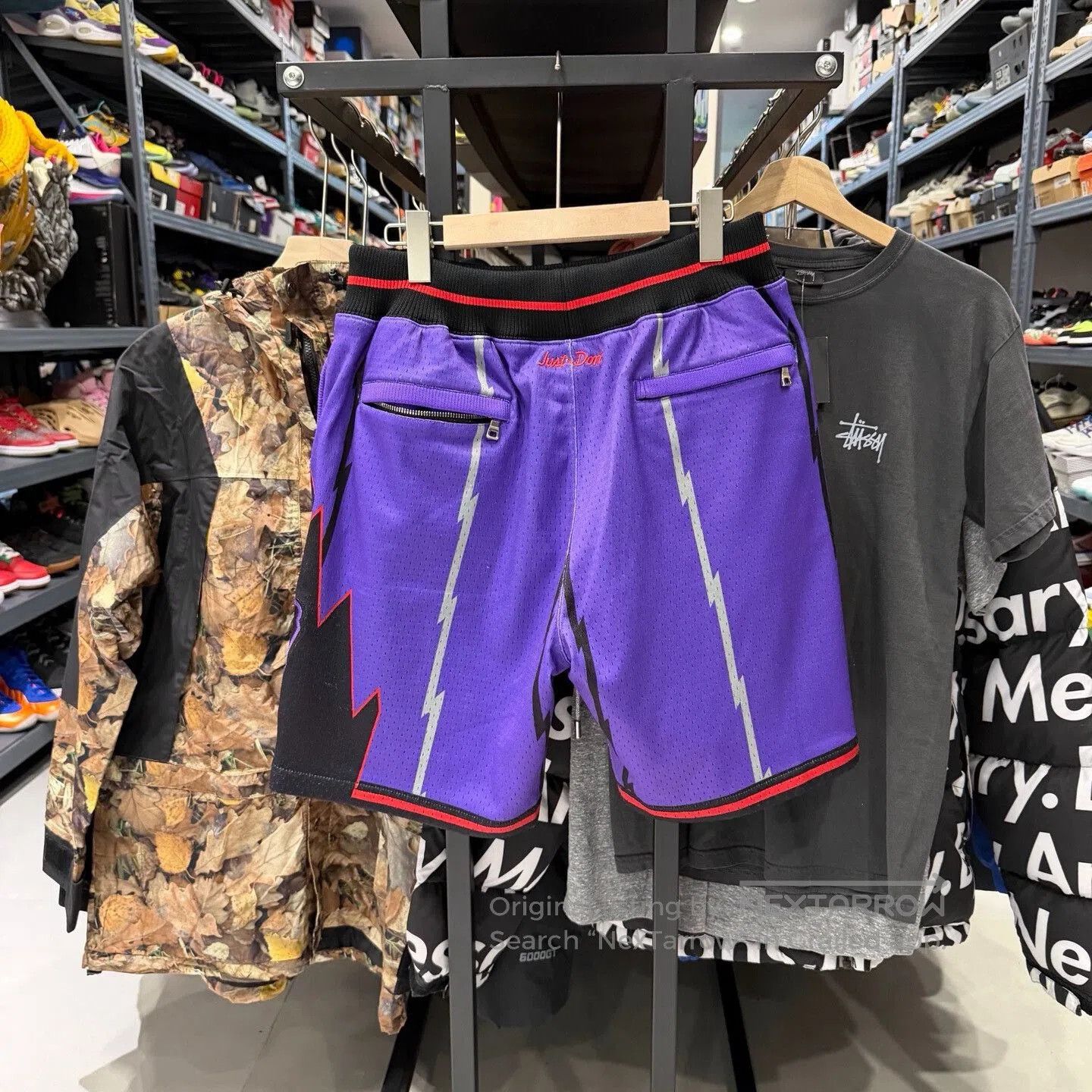 Just Don Just Don x Mitchell & Ness Raptors Shorts. Size US 30 / EU 46 - 6 Thumbnail