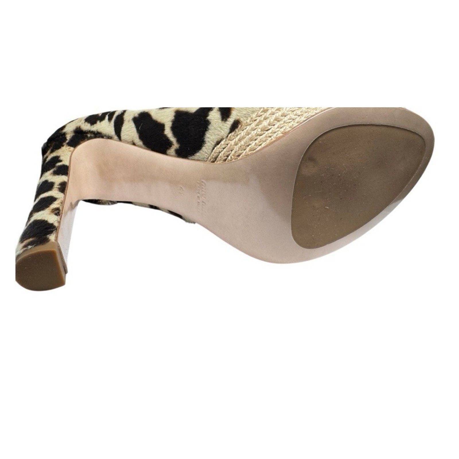 Miu Miu $995 MIU MIU PONYHAIR LEOPARD PLATFORM PUMPS SHOES 41 Size US 10.5 / IT 40.5 - 9 Thumbnail
