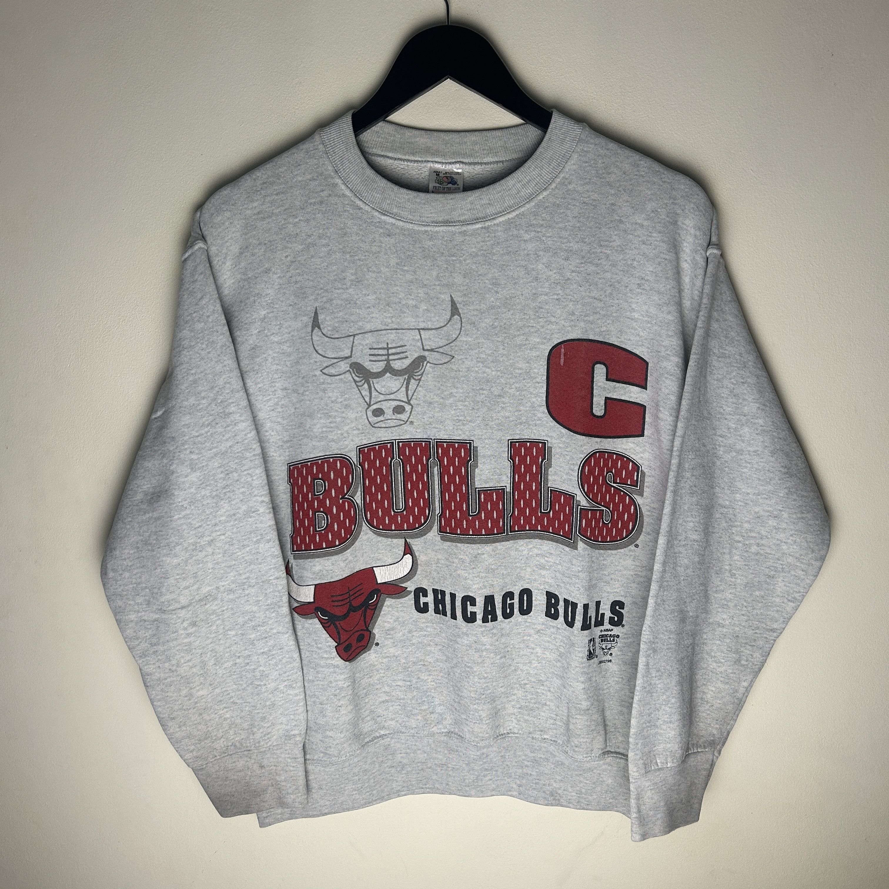 NBA Vintage Chicago Bulls 90's Crewneck Sweatshirt Size US M / EU 48-50 / 2 - 1 Thumbnail