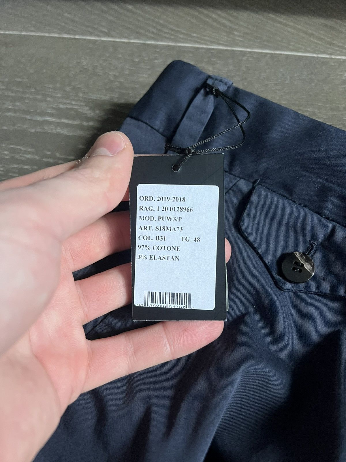 Cesare Attolini Tailored Chino Pants Navy Size US 34 / EU 50 - 5 Thumbnail