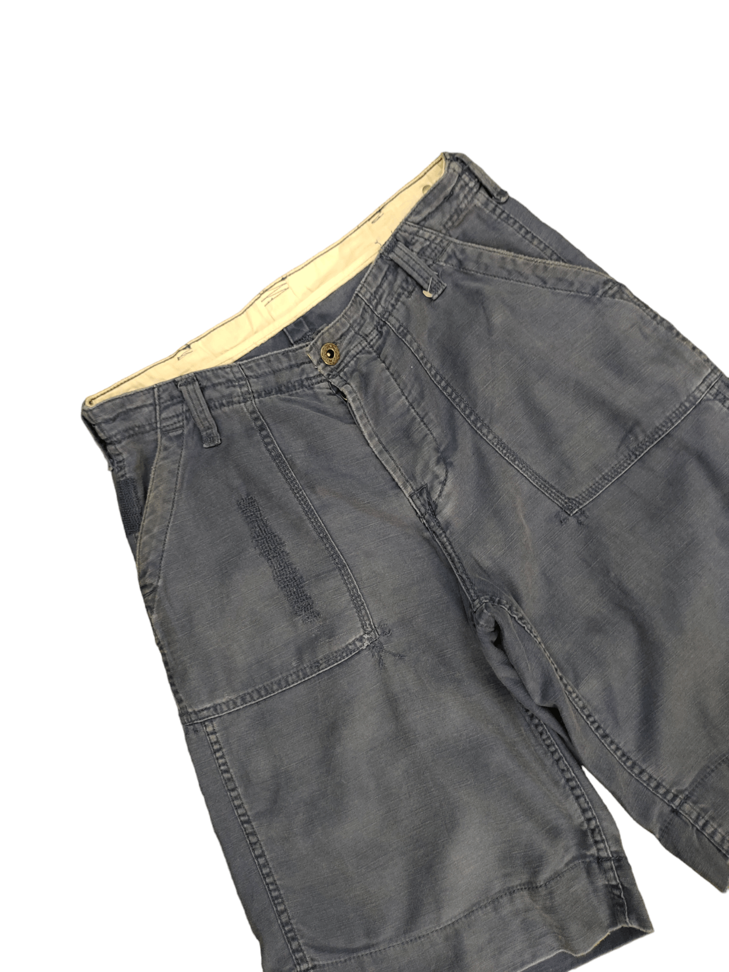Polo Ralph Lauren Polo By Ralph Lauren Embroidered Faded Fatigue Short Pants Size US 30 / EU 46 - 5 Thumbnail