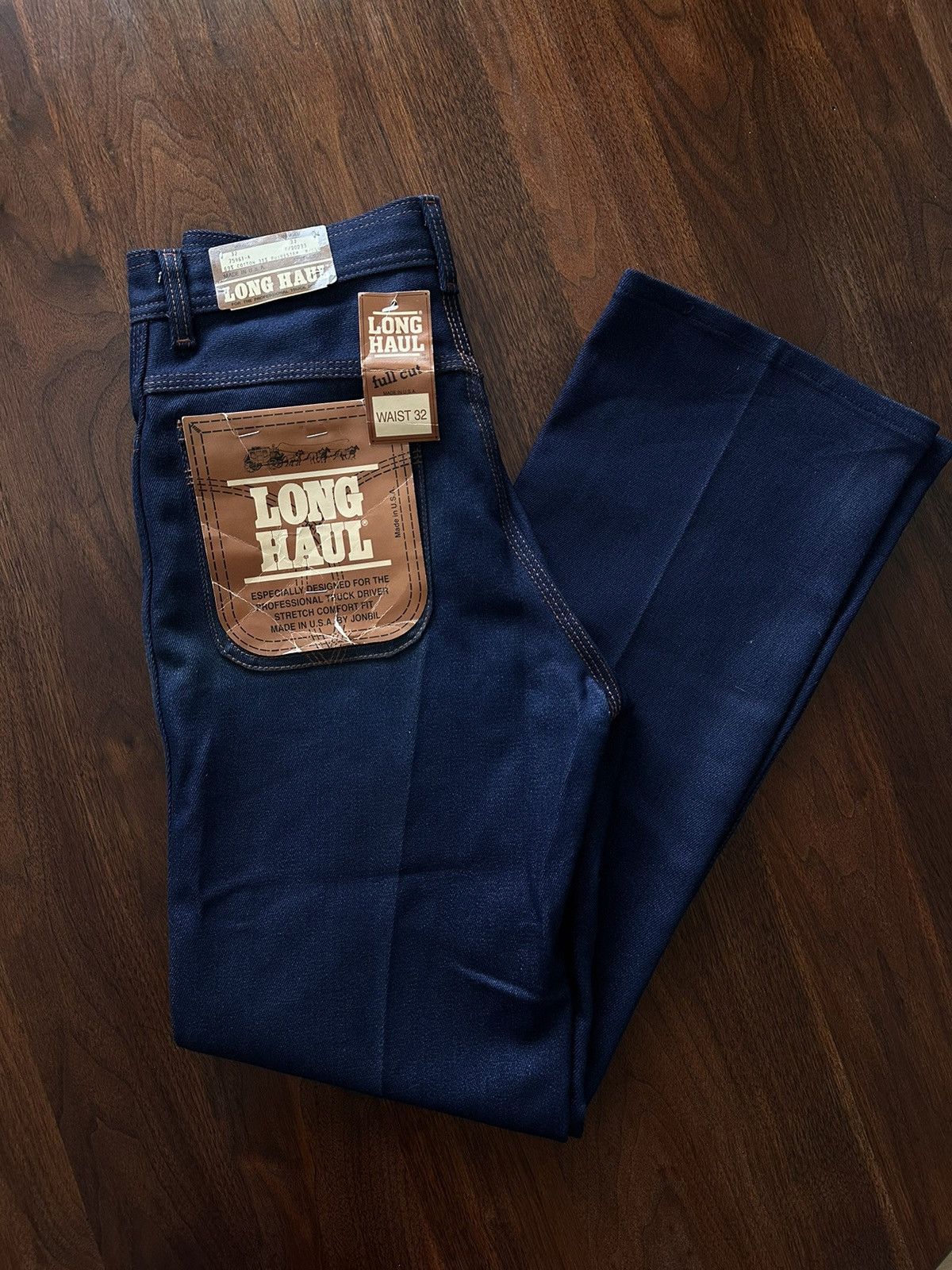 image of Archival Clothing x Vintage 1982 Cone Mills Long Haul By Jonbil Jeans in Blue, Men's (Size 32)