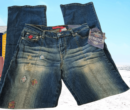 Other VTG Bongo Stretch Flare Jeans Size 11 NWT Size 34" / US 12 / IT 48 - 2 Thumbnail
