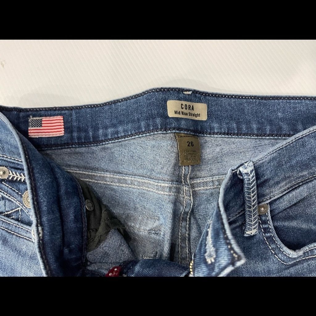 True Religion True Religion Cora mid rise blue jeans size 26 Size 26" / US 2 / IT 38 - 6 Thumbnail