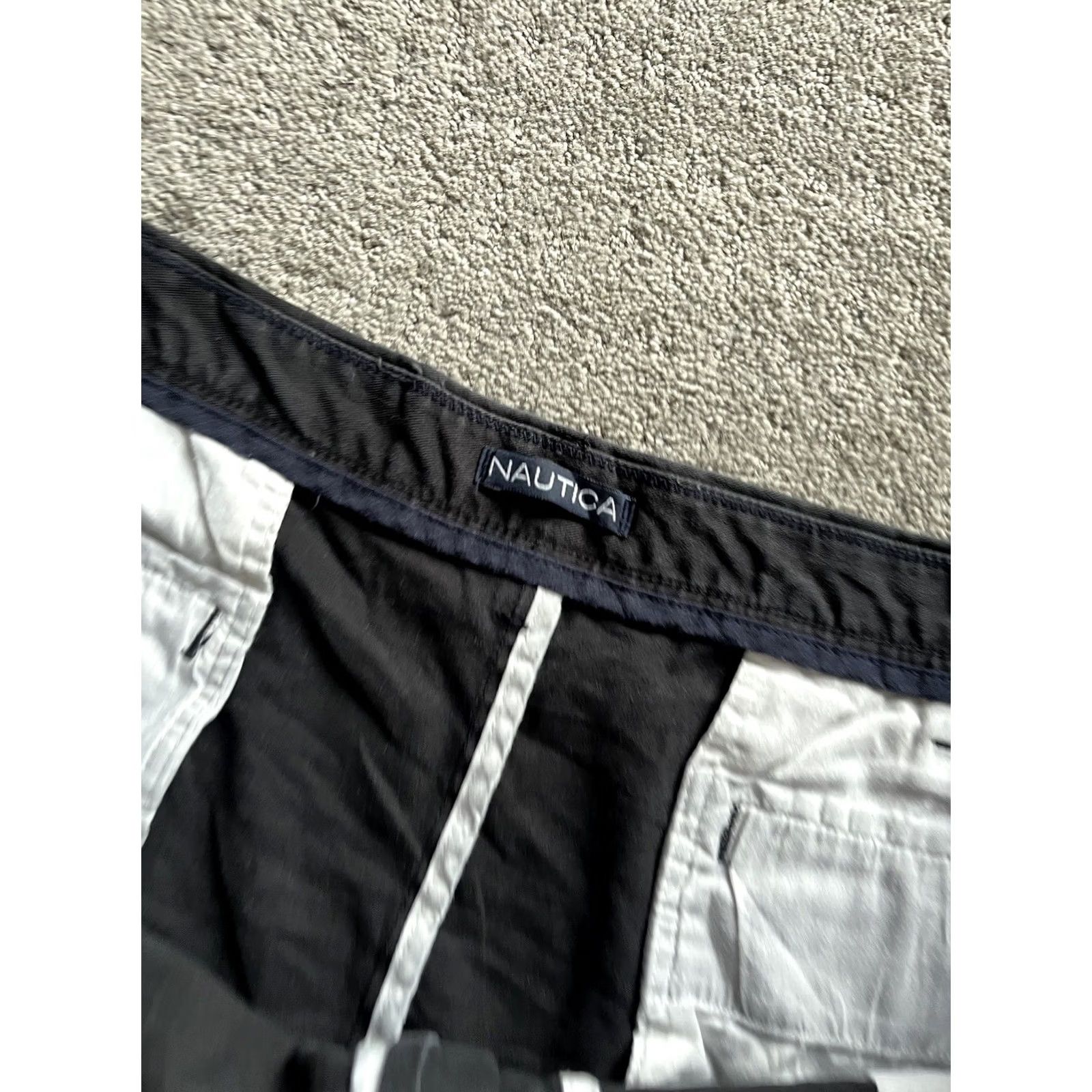 Nautica Nautica Shorts Mens Size 40 Black Casual Summer Cotton The Fit Size US 40 / EU 56 - 4 Thumbnail