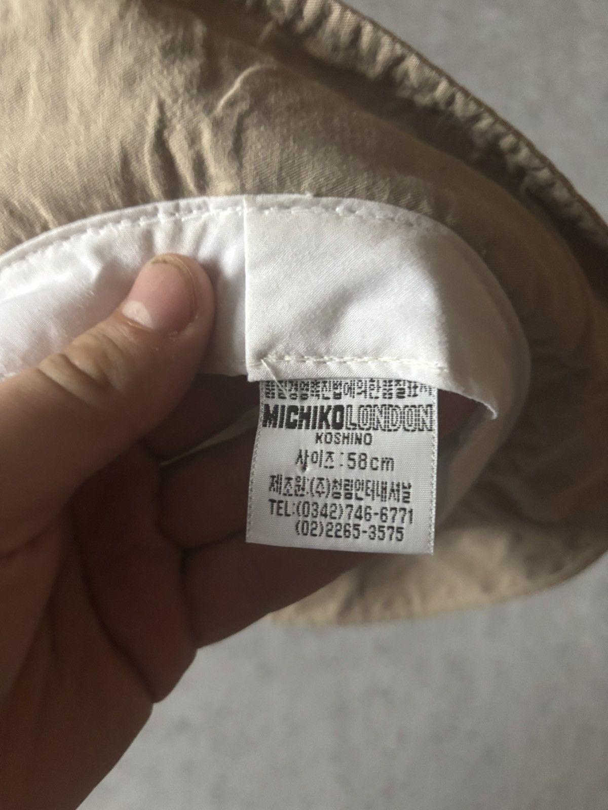 Japanese Brand × Michiko Koshino London × Vintage VTG MICHIKO KOSHINO LONDON BUCKET HAT Size ONE SIZE - 3 Thumbnail