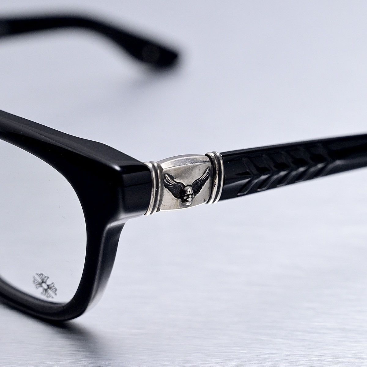 Chrome Hearts CHROME HEARTS WELL HELL YEAH BLACK GLASSES Size ONE SIZE - 3 Thumbnail