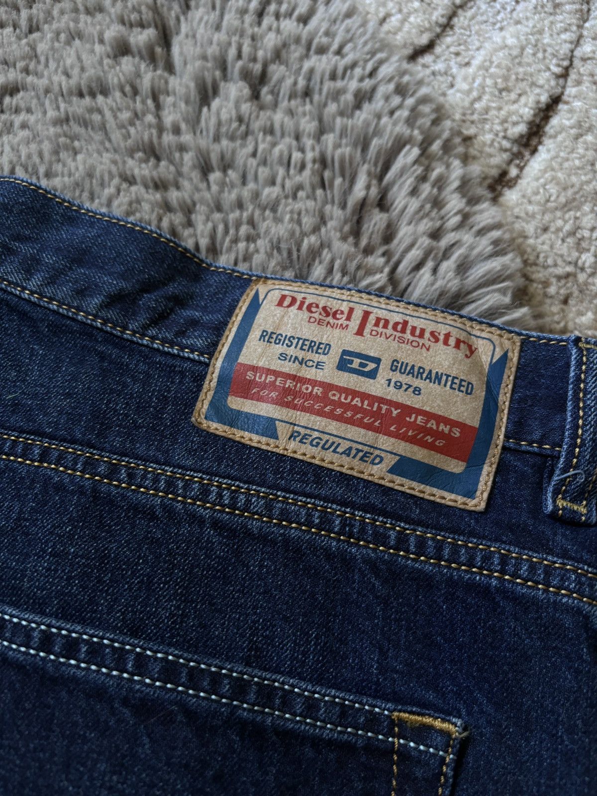 Diesel × Diesel Black Gold Diesel D-Macs 2010 jeans baggy fit blue denim pants Size US 36 / EU 52 - 10 Thumbnail