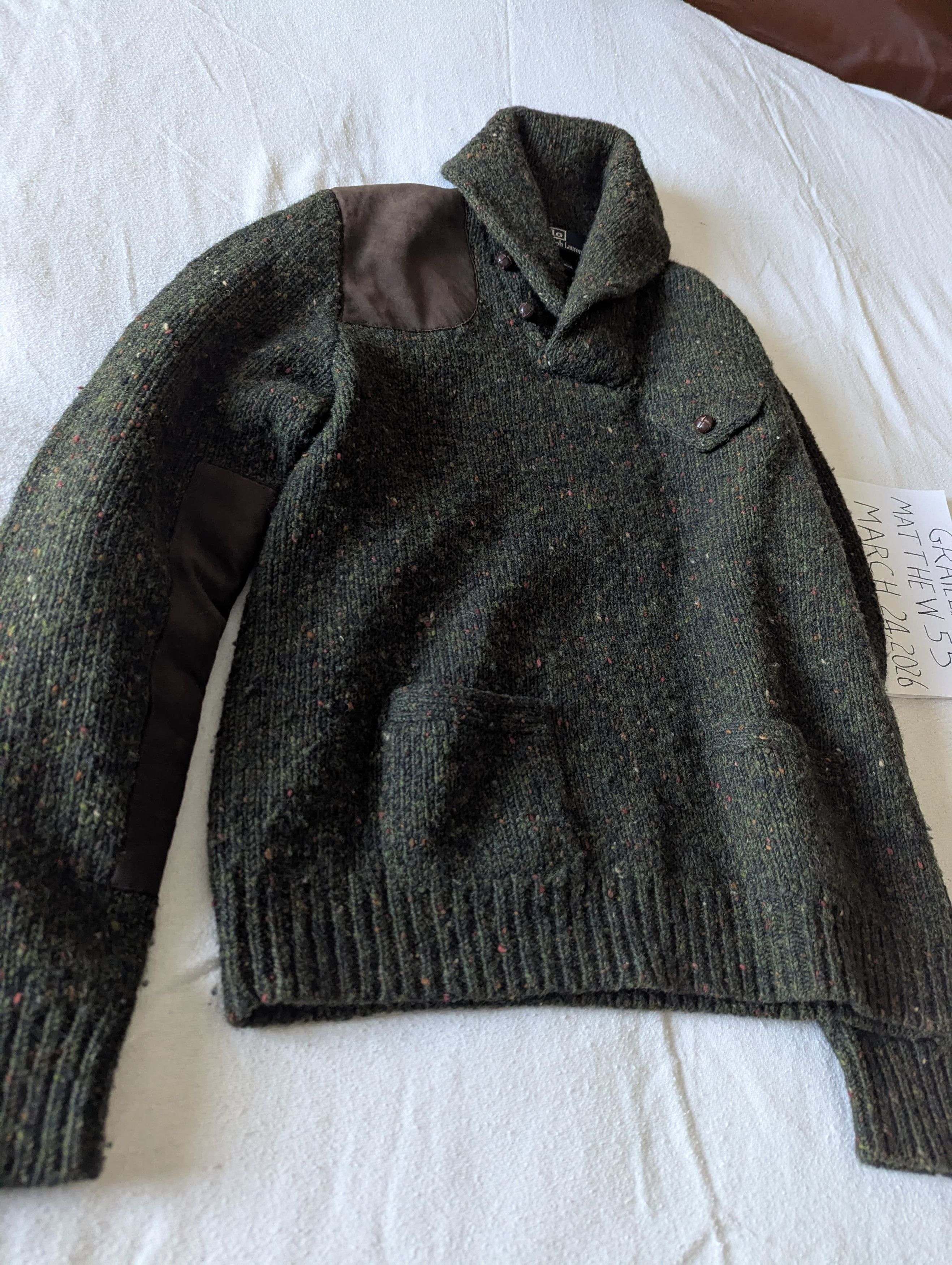 Polo Ralph Lauren Vintage Wool Sweater Size US L / EU 52-54 / 3 - 1 Thumbnail