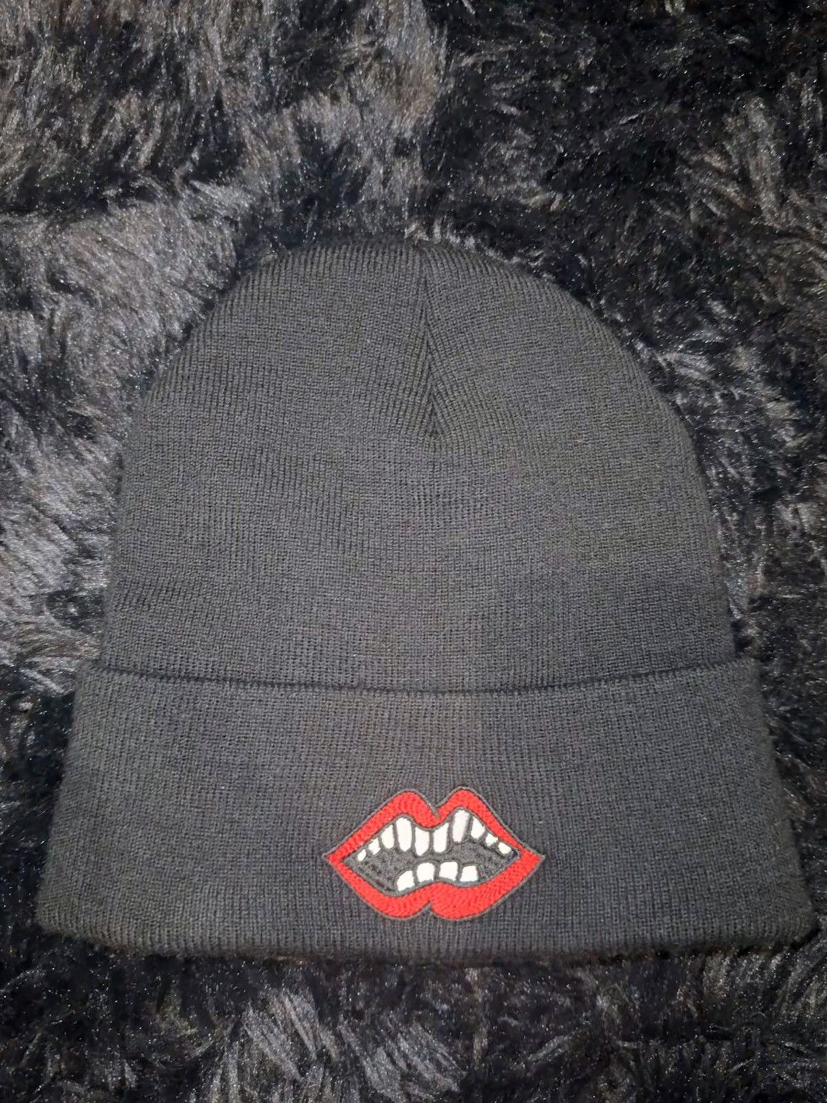 Chrome Hearts 1/1 SAMPLE MATTY BOY SEX RECORDS LIPS LEATHER PATCH