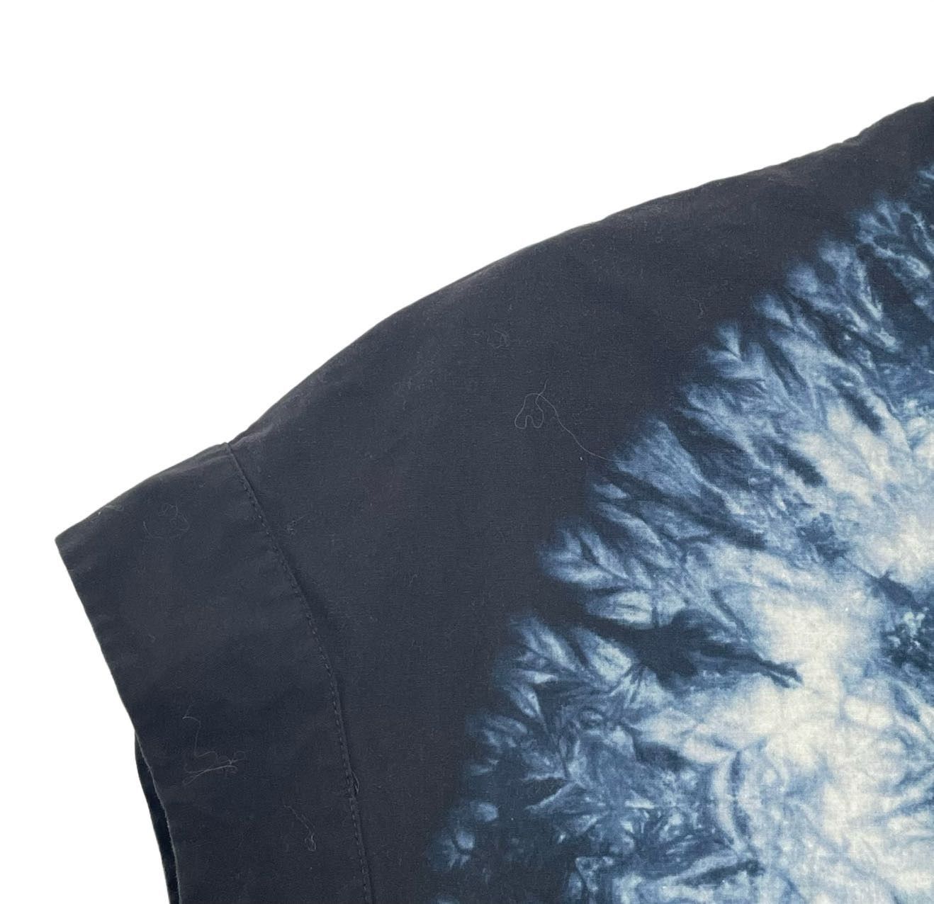 Dior Dior Dark Blue Gradient Tie-Dye Short Sleeve Shirt K26WX Size XS / US 0-2 / IT 36-38 - 3 Thumbnail
