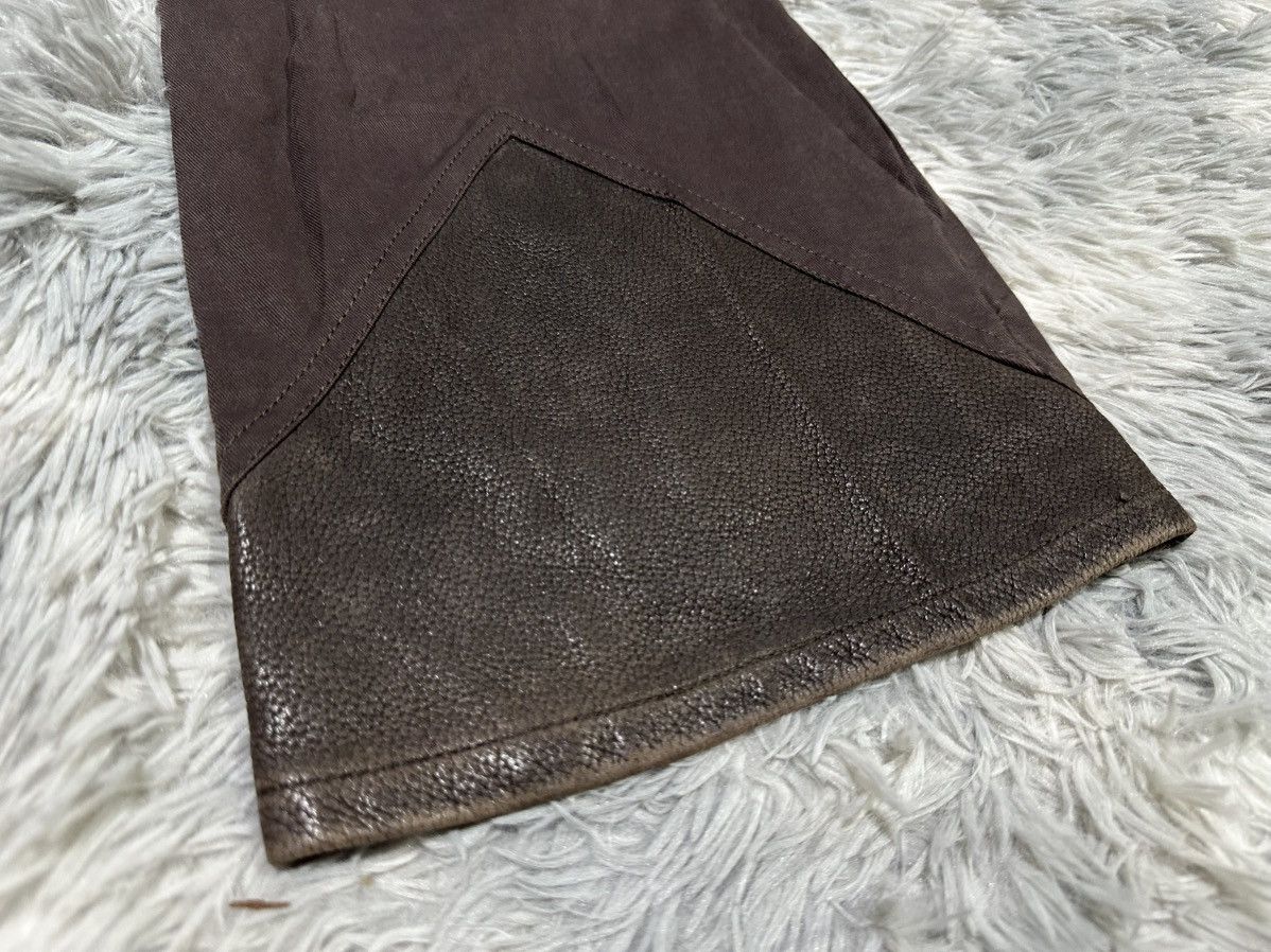 Chanel 🔥Archived Aw02 Chanel Hybrid Leather Denim Western Bootcut Size US 28 / EU 44 - 4 Thumbnail