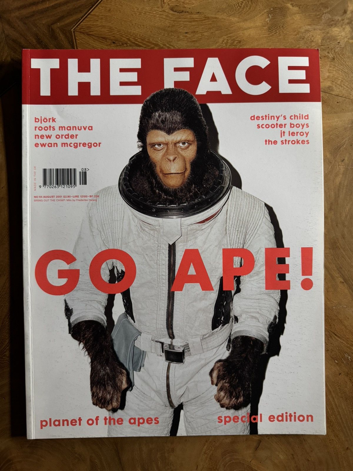Other The Face No. 55 August 2001 Planet Of The Apes / Björk Size ONE SIZE - 1 Thumbnail