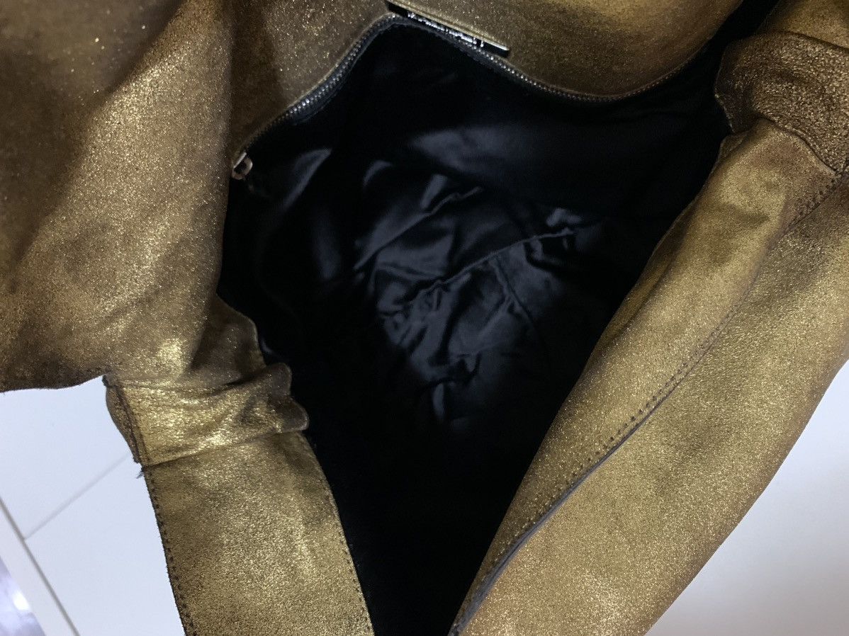 Balmain Balmain by Christophe Decarnin Golden Croc Messenger Size ONE SIZE - 7 Thumbnail