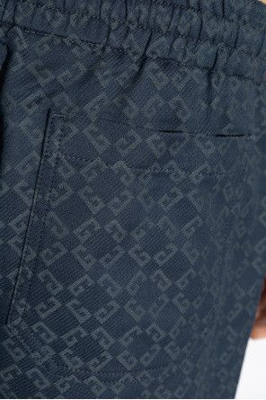 Givenchy o1mle0226 Monogram Shorts in Navy Blue Size US 34 / EU 50 - 5 Thumbnail