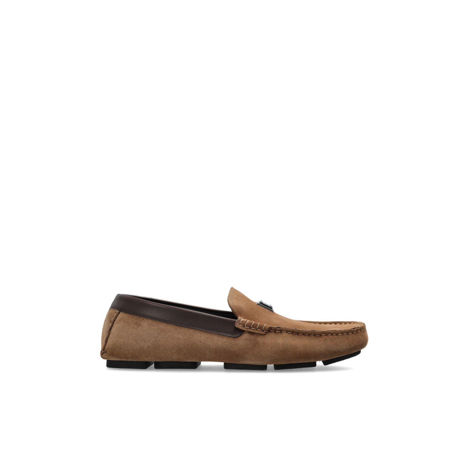 DOLCE&GABBANA Moccasin Brown Suede Loafers New & Authentic (