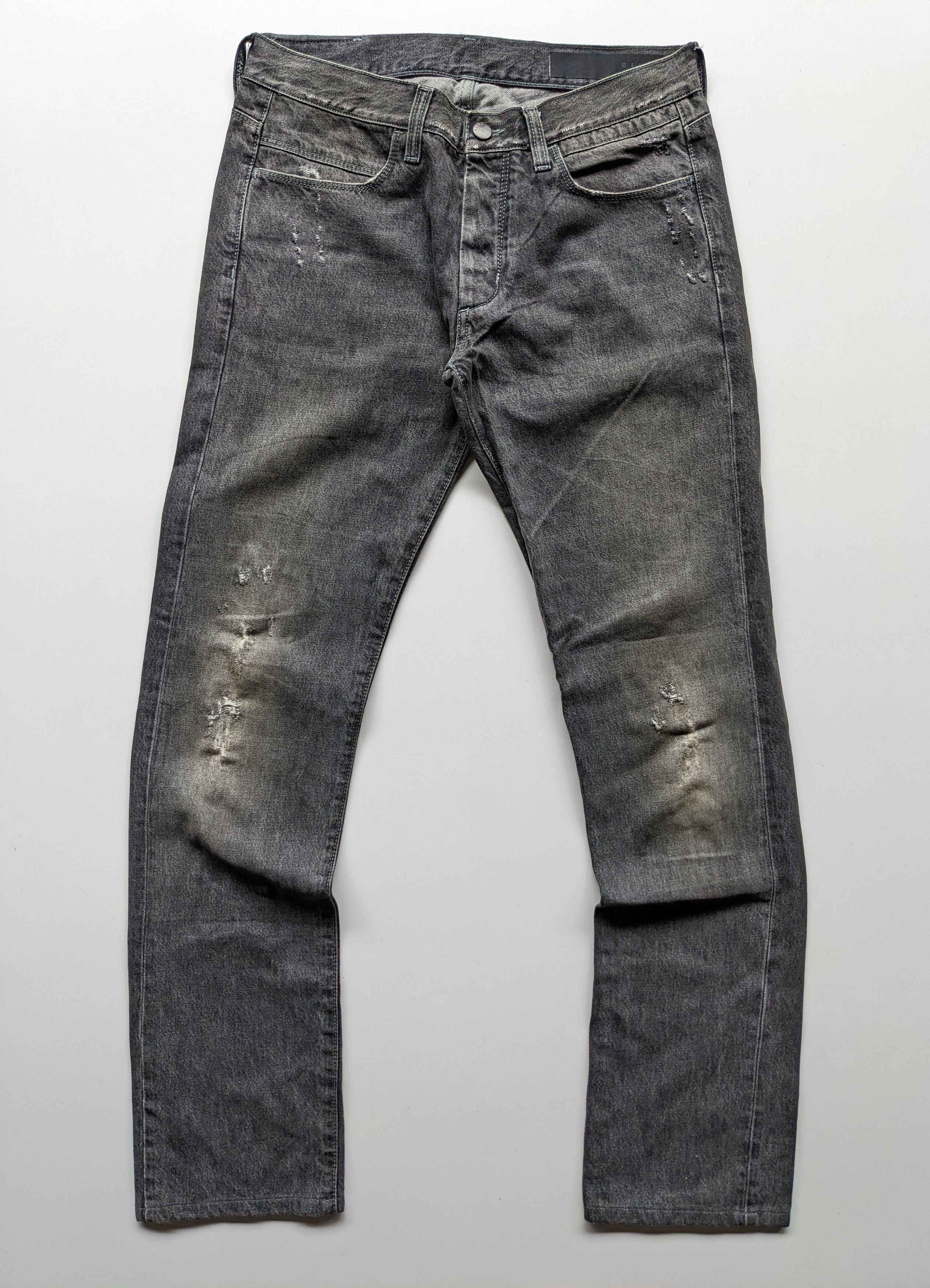 If Six Was Nine × Japanese Brand × Le Grande Bleu (L.G.B.) Ring slim fit superblack jeans Size US 31 - 3 Thumbnail