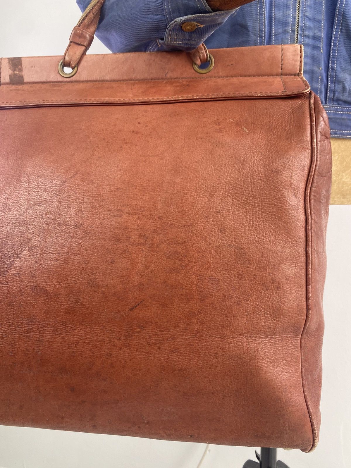 Porter Vintage 90's Porter Large Patina Leather Doctors Bag Size ONE SIZE - 12 Thumbnail