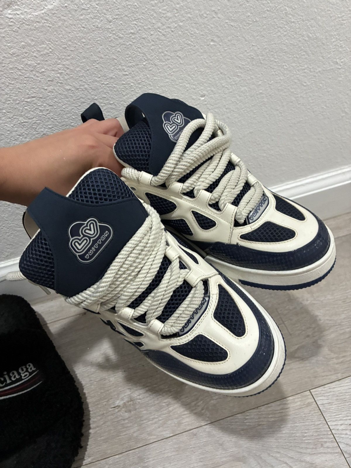 Louis Vuitton Louis Vuitton Skates Navy blue Size US 5.5 / IT 35.5 - 2 Thumbnail