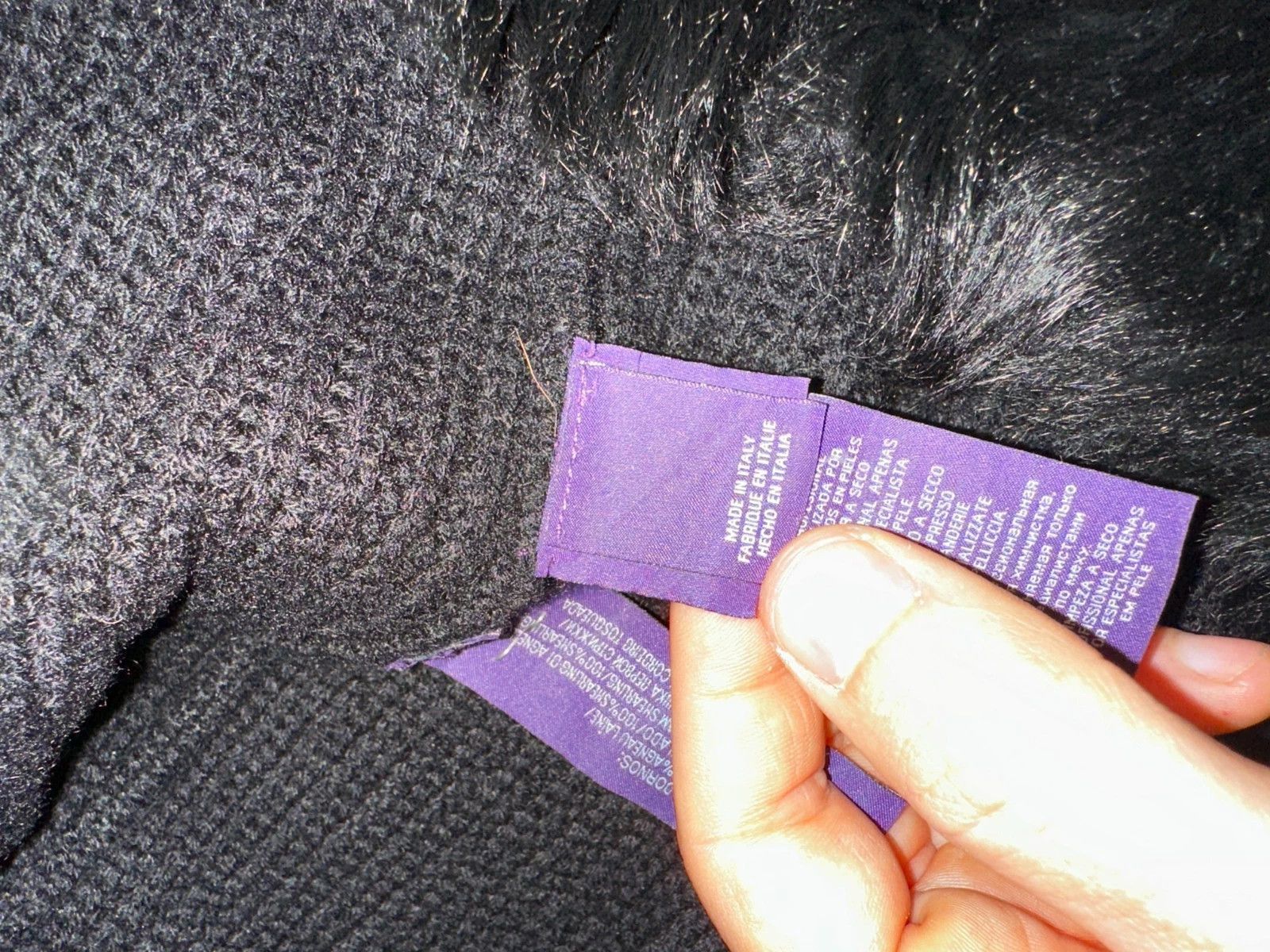 Ralph Lauren Purple Label Rare 3300$ Ralph Lauren Purple Label Knit Vest Shearling M-L Size L / US 10 / IT 46 - 16 Thumbnail