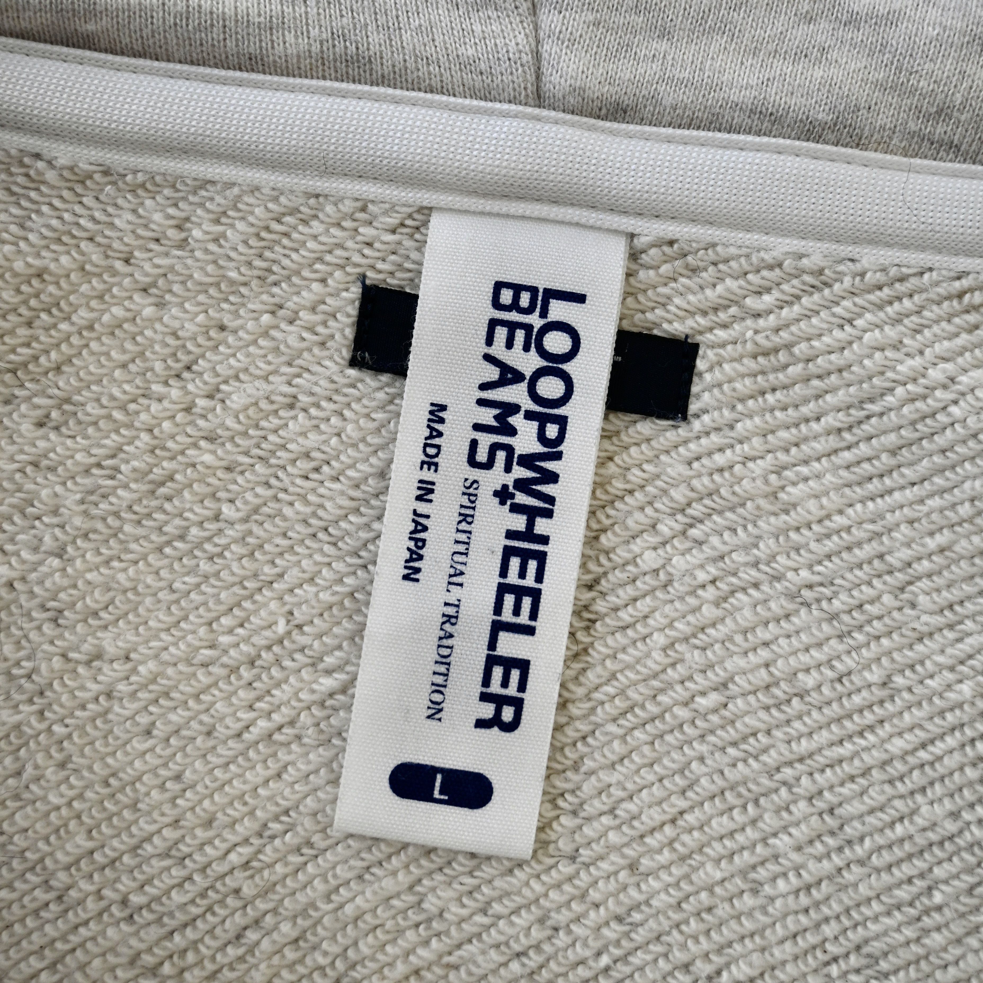 Beams Plus × Loopwheeler Beams Plus x Loopwheeler zip hoodie, oatmeal, made in Japan Size US L / EU 52-54 / 3 - 16 Thumbnail