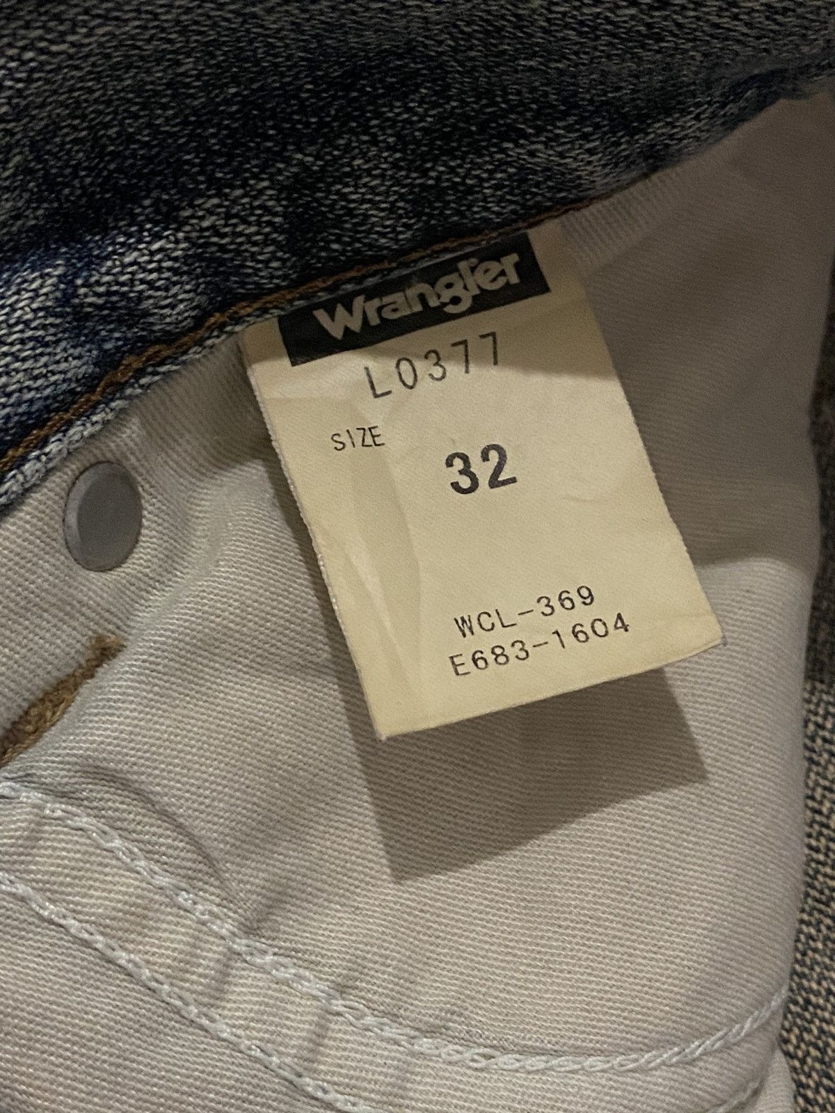 If Six Was Nine Vintage Wrangler Western Denim Flared Jeans Size US 30 / EU 46 - 11 Thumbnail