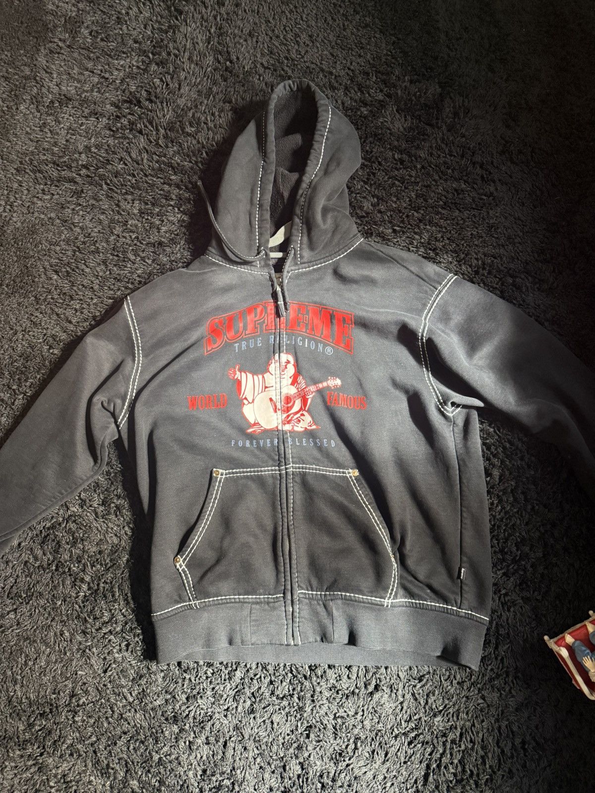 Supreme × True Religion Supreme True Religion Zip Up Hooded Sweatshirt Size US L / EU 52-54 / 3 - 1 Thumbnail