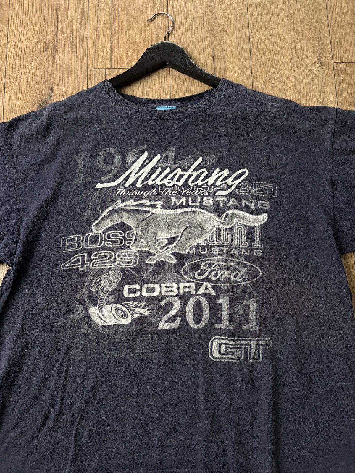 Ford Vintage Boxy Ford Mustang Faded T-shirt Size US XXL / EU 58 / 5 - 3 Thumbnail