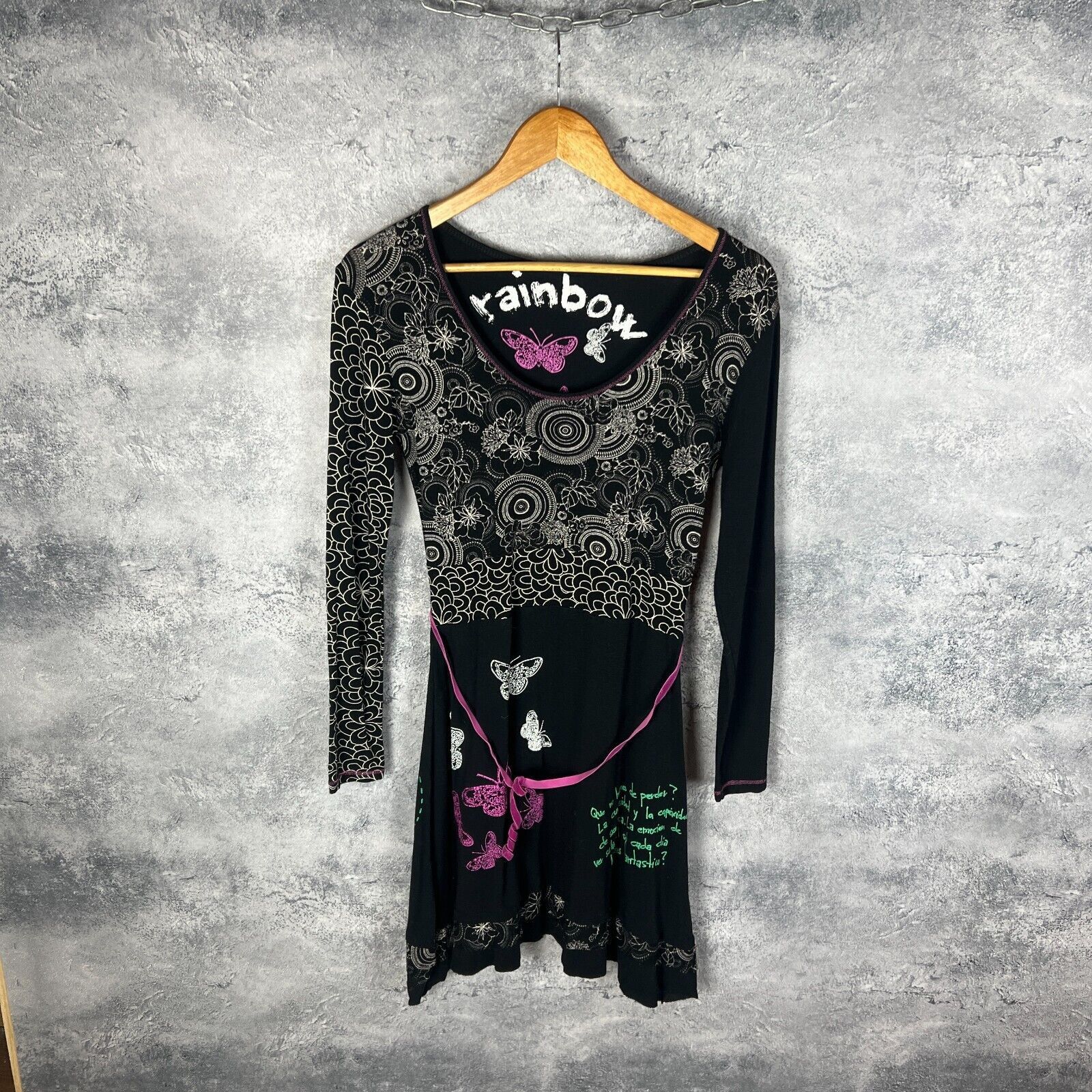 Desigual Desigual Dress Women's Size L Multicolor Long Sleeve ` Size L / US 10 / IT 46 - 1 Thumbnail