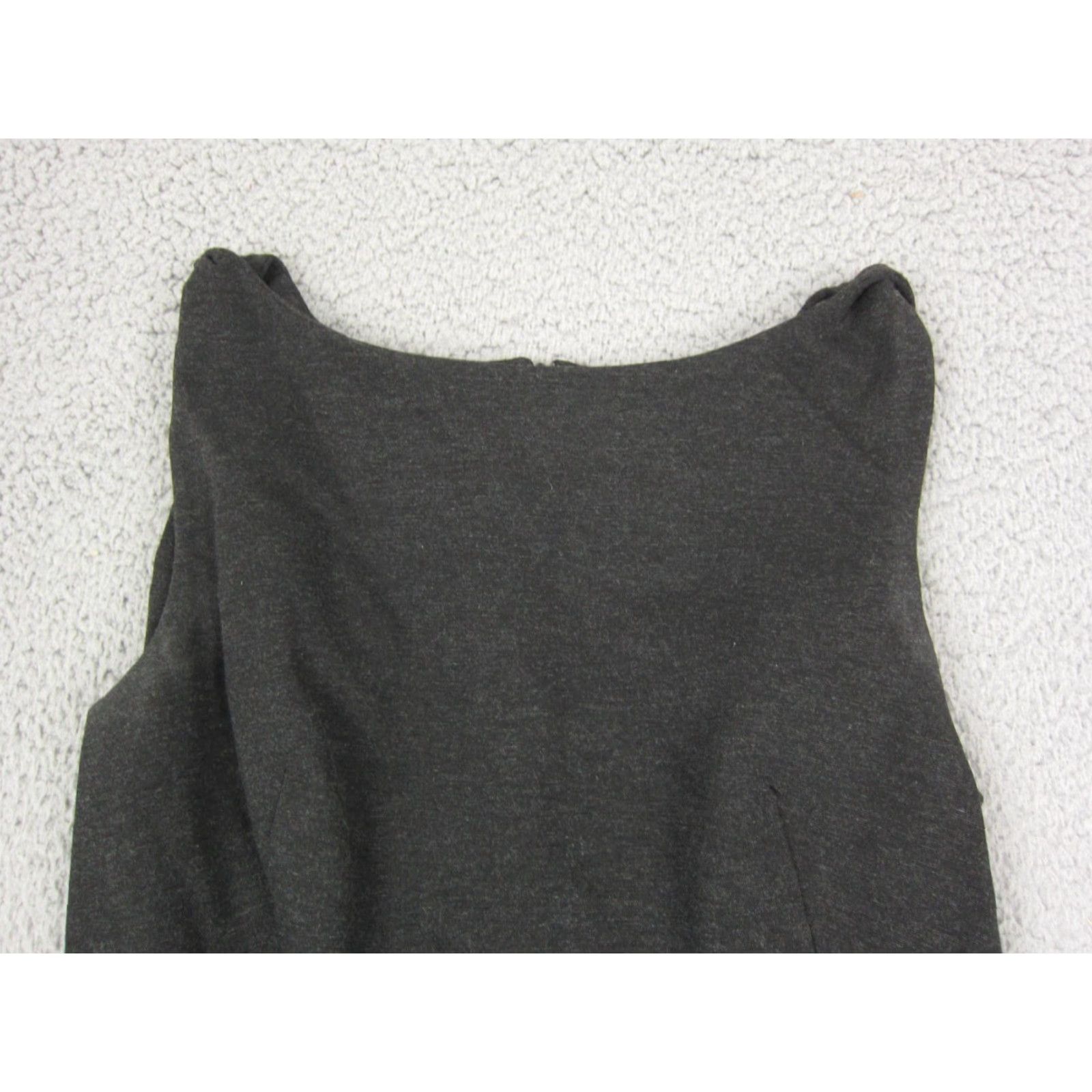 M.M.LaFleur MM LaFleur Dress Womens 4 Gray Black Sleeveless Sheath Tank Formal Dress Size S / US 4 / IT 40 - 2 Thumbnail