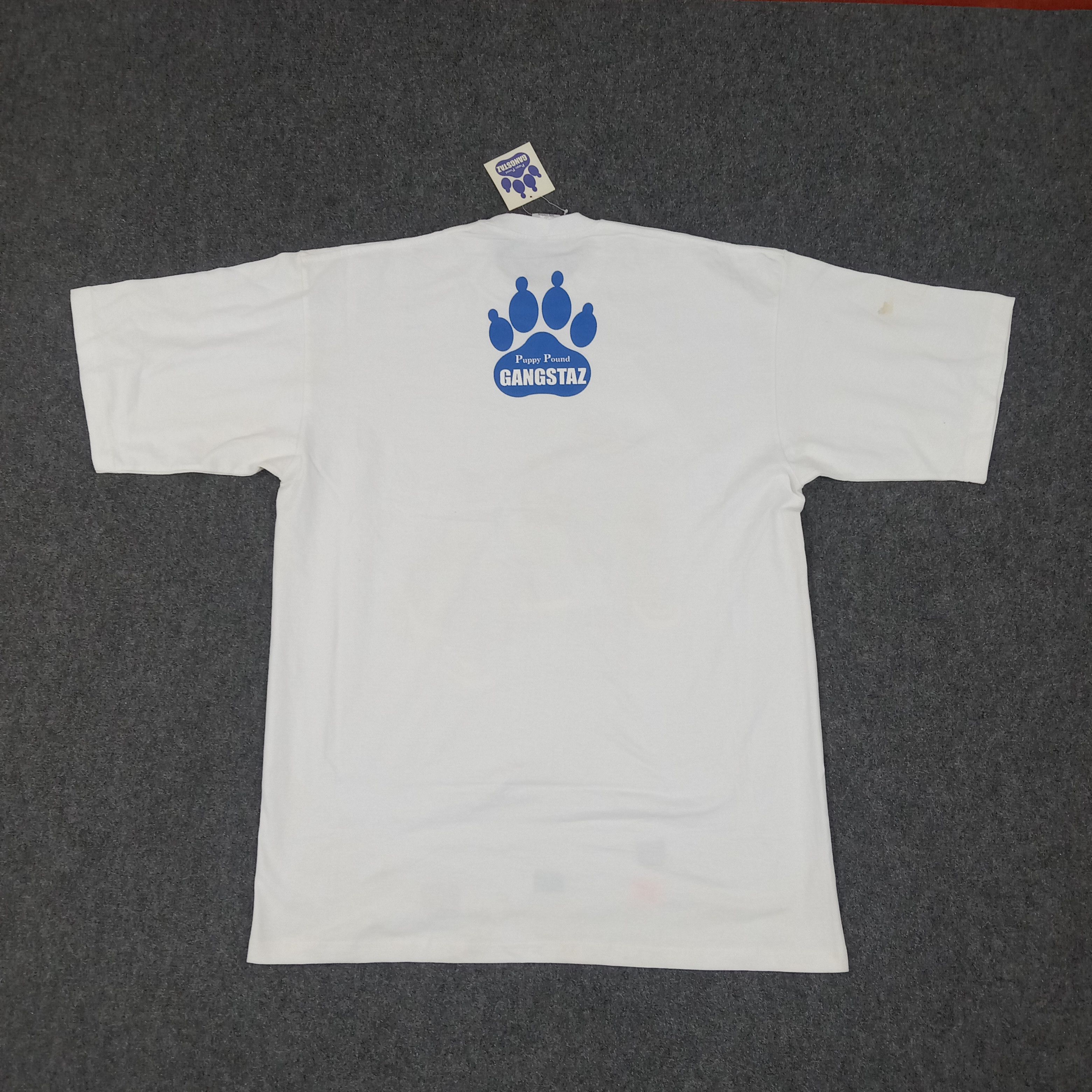 Rap Tees × Vintage DPG Puppy Pound Gangstaz Hip-hop Graphic Big Tshirt Size US XXL / EU 58 / 5 - 7 Thumbnail