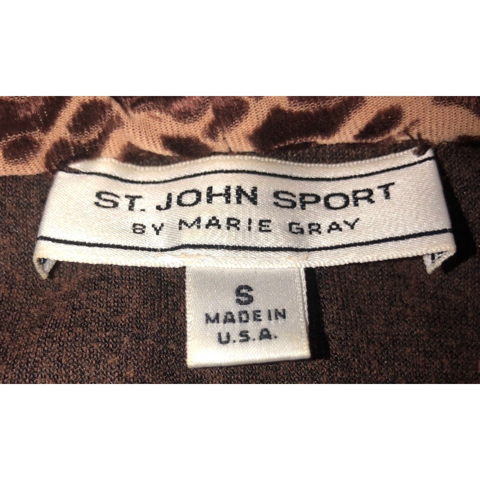 St. John VINTAGE St. John Sport Womens Hoodie Full-Zip Velour S Gray Activewear Sports Size S / US 4 / IT 40 - 5 Thumbnail