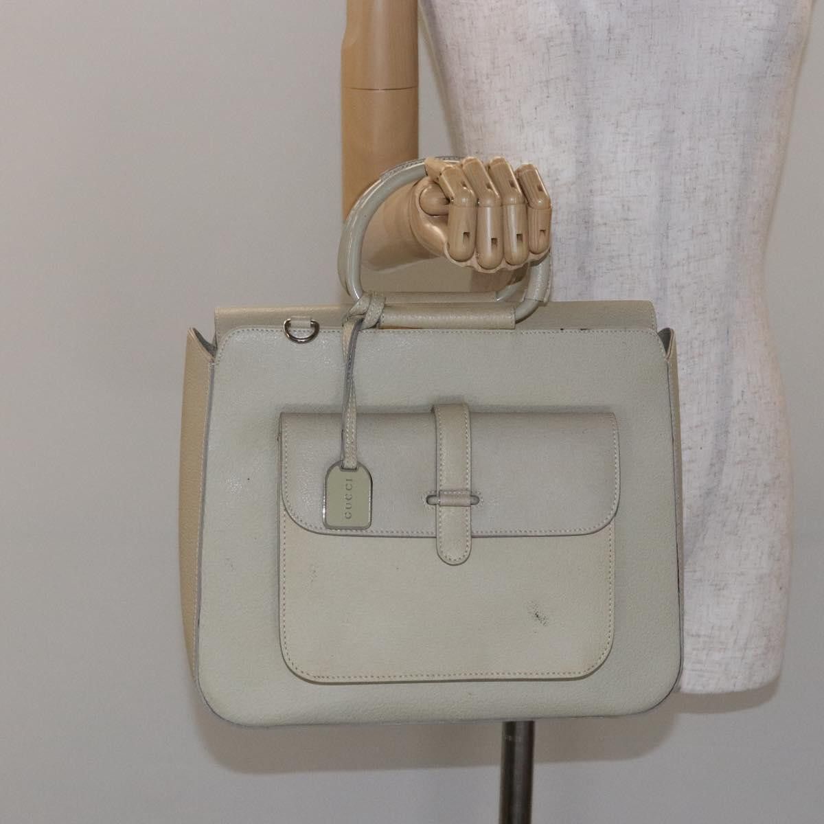 Gucci GUCCI Hand Bag Leather Beige 000 2058 0307 5 Size ONE SIZE - 25 Thumbnail