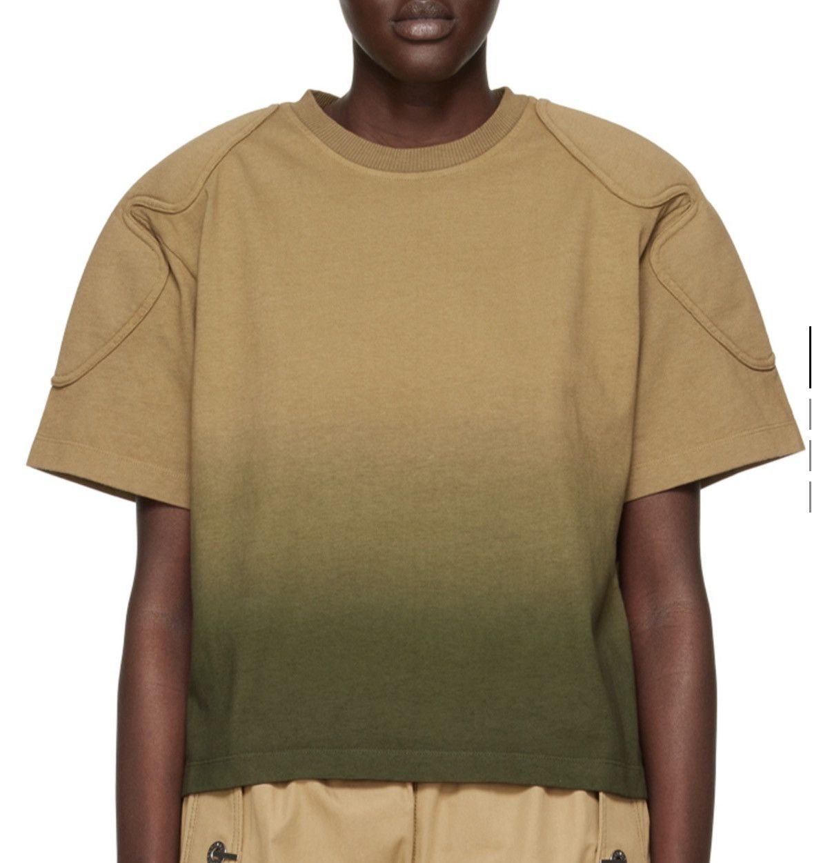 Dion Lee Dion Lee military green gradient t-shirt Size US XXL / EU 58 / 5 - 1 Thumbnail