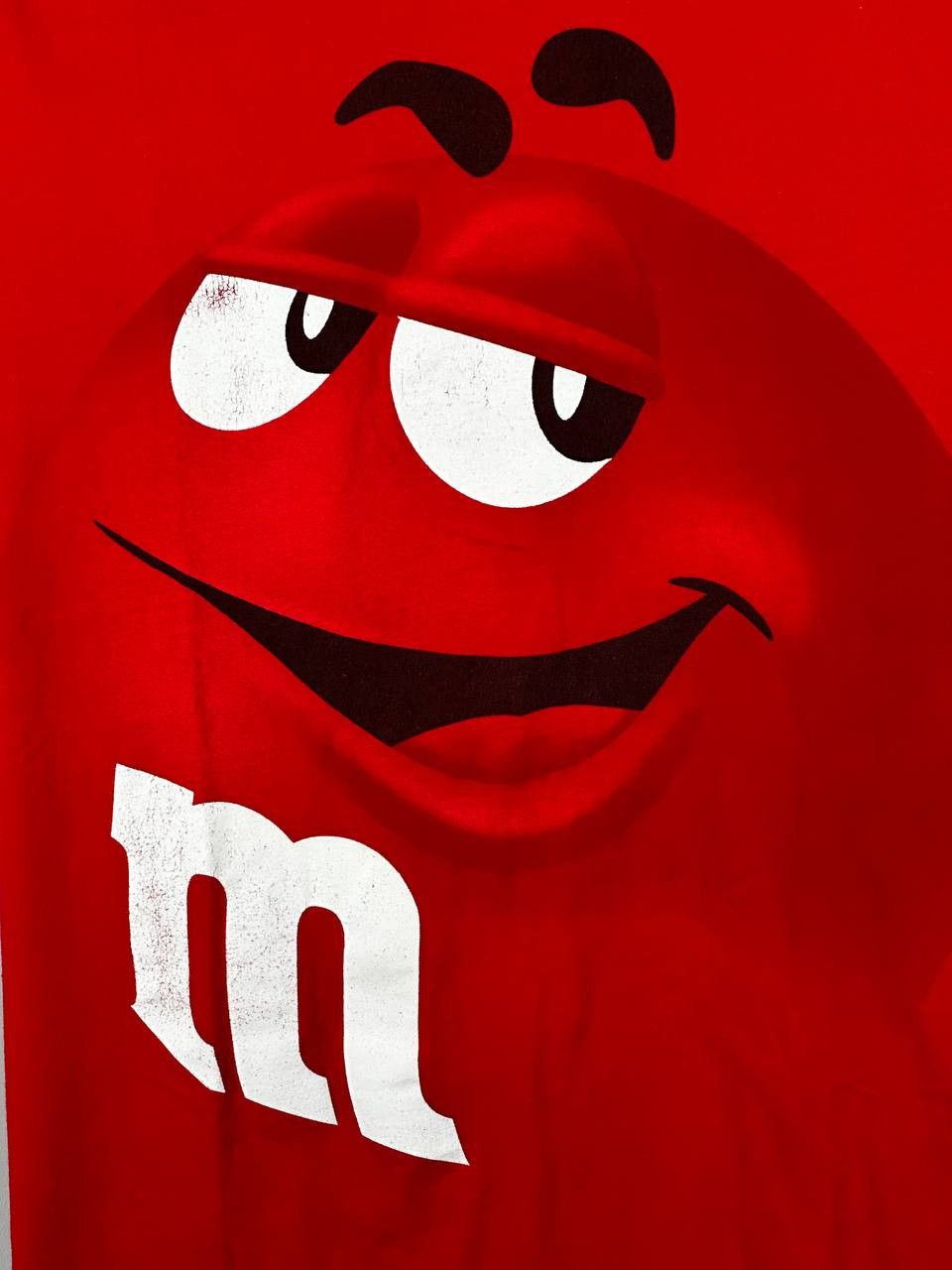 Vintage Vintage M&Ms Big Logo Red Candy Shirt Size US XL / EU 56 / 4 - 4 Thumbnail