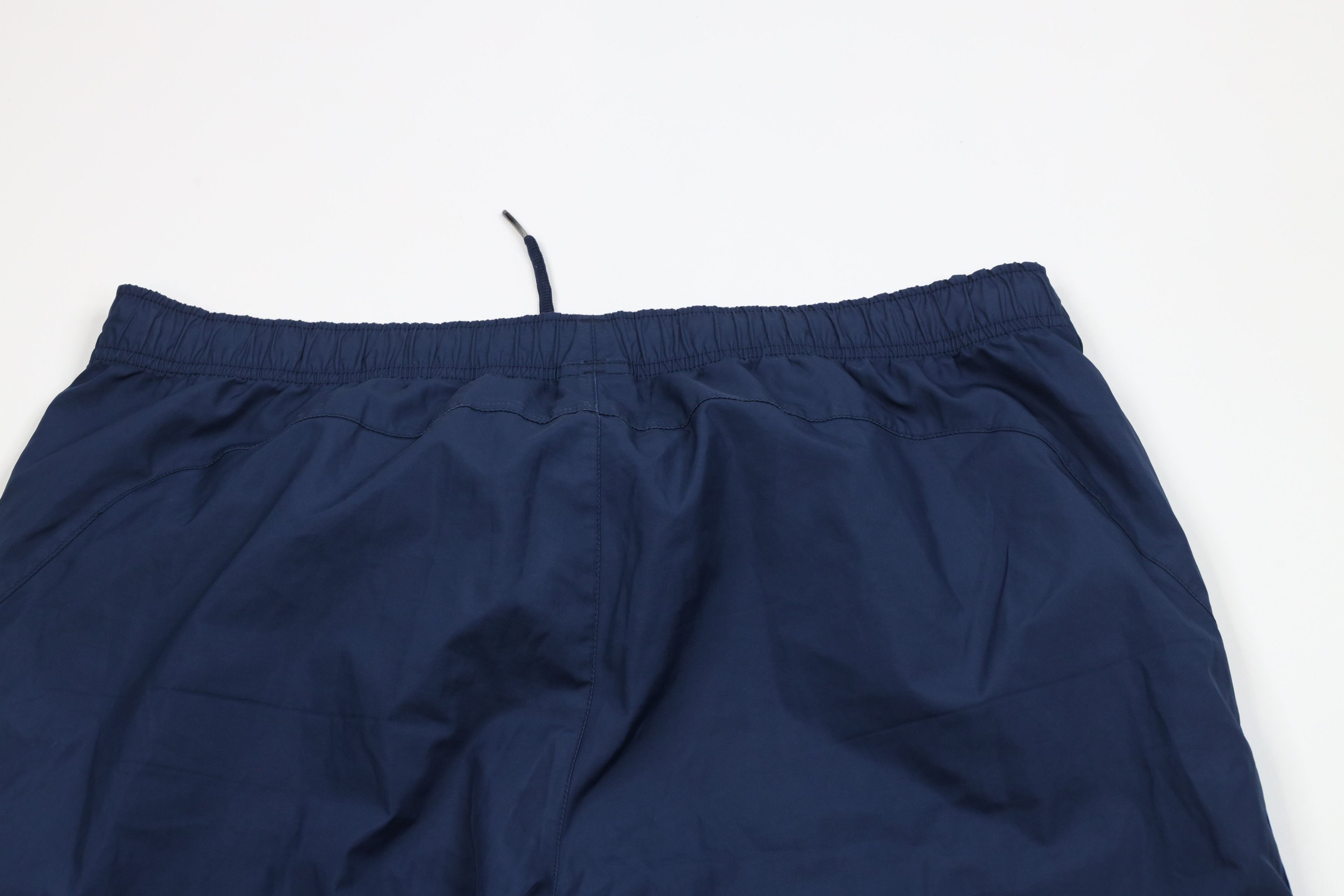 Adidas × Vintage Vintage Adidas Striped Wide Leg Windbreaker Pants Navy Blue Size US 38 / EU 54 - 11 Thumbnail