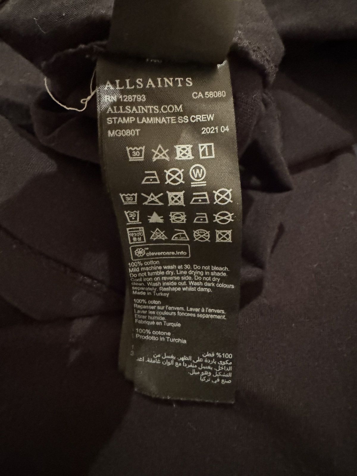 Allsaints All Saints T-Shirt Size US M / EU 48-50 / 2 - 6 Thumbnail