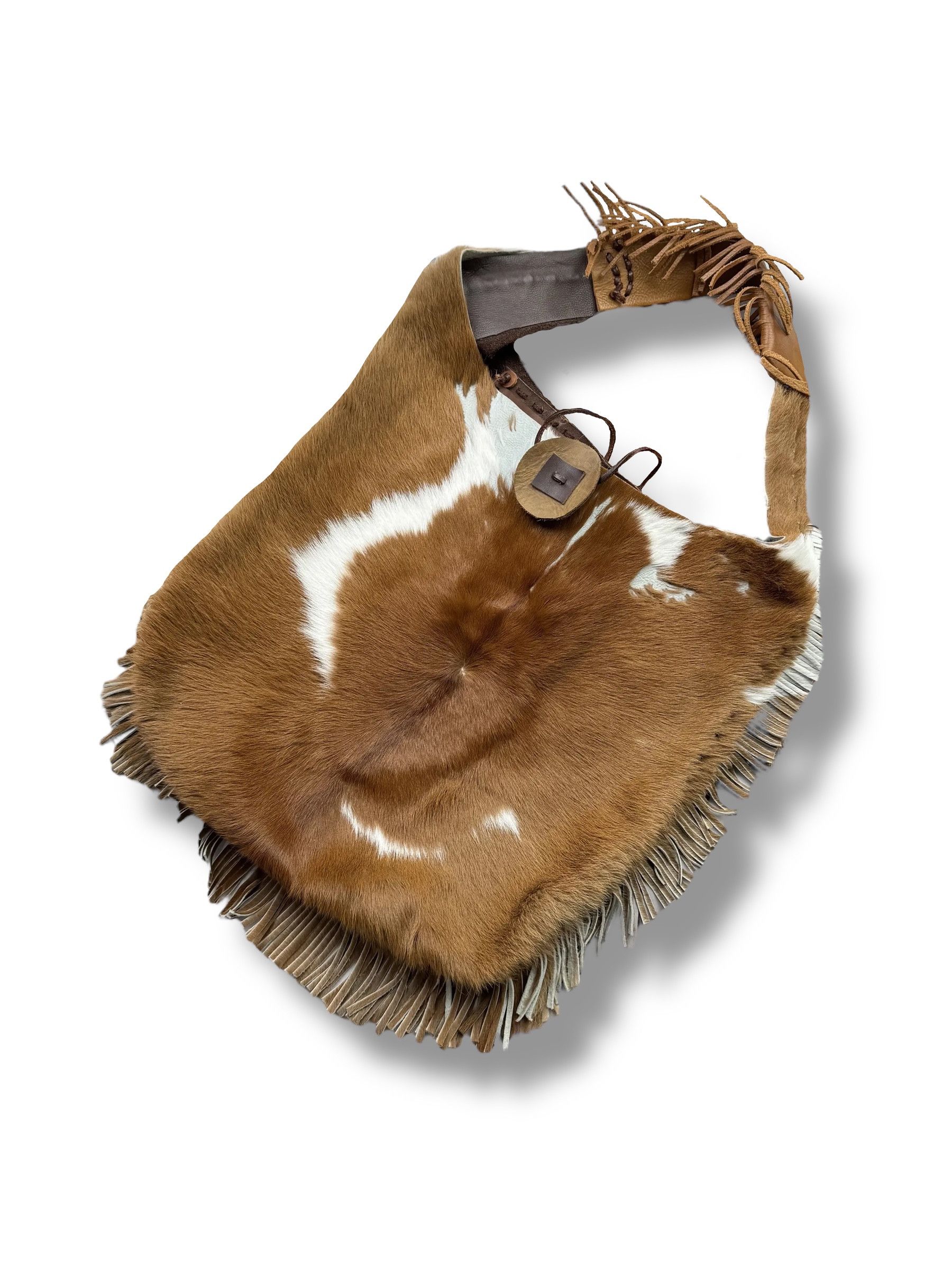 Genuine Leather Y2K Leather/Real Fur Bag(V110) Size ONE SIZE - 1 Thumbnail