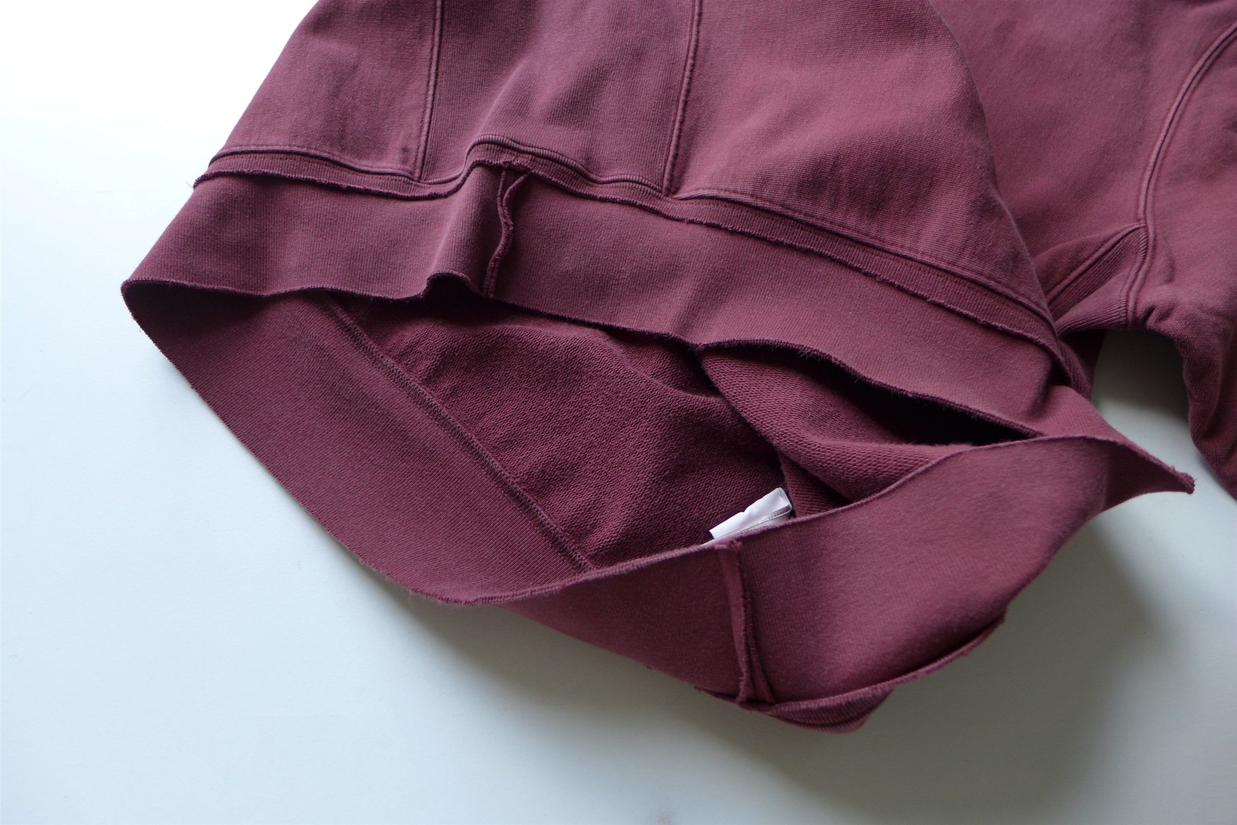 Maison Margiela Margiela Oversized Name Tag Sweatshirt - Washed Burgundy Size US L / EU 52-54 / 3 - 13 Thumbnail
