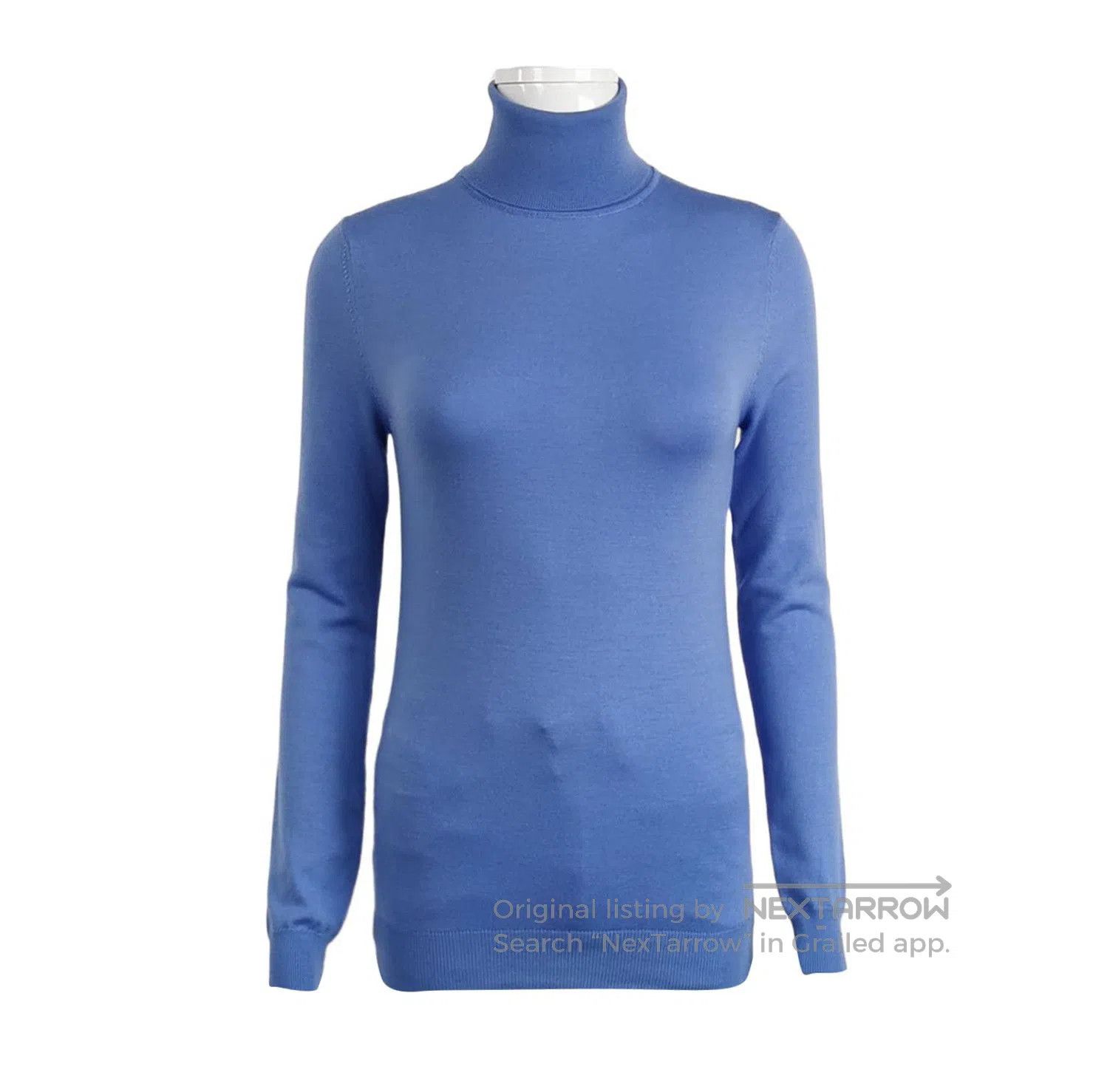 Prada Prada Blue Wool Blend Turtleneck Sweater . Size XS / US 0-2 / IT 36-38 - 1 Thumbnail