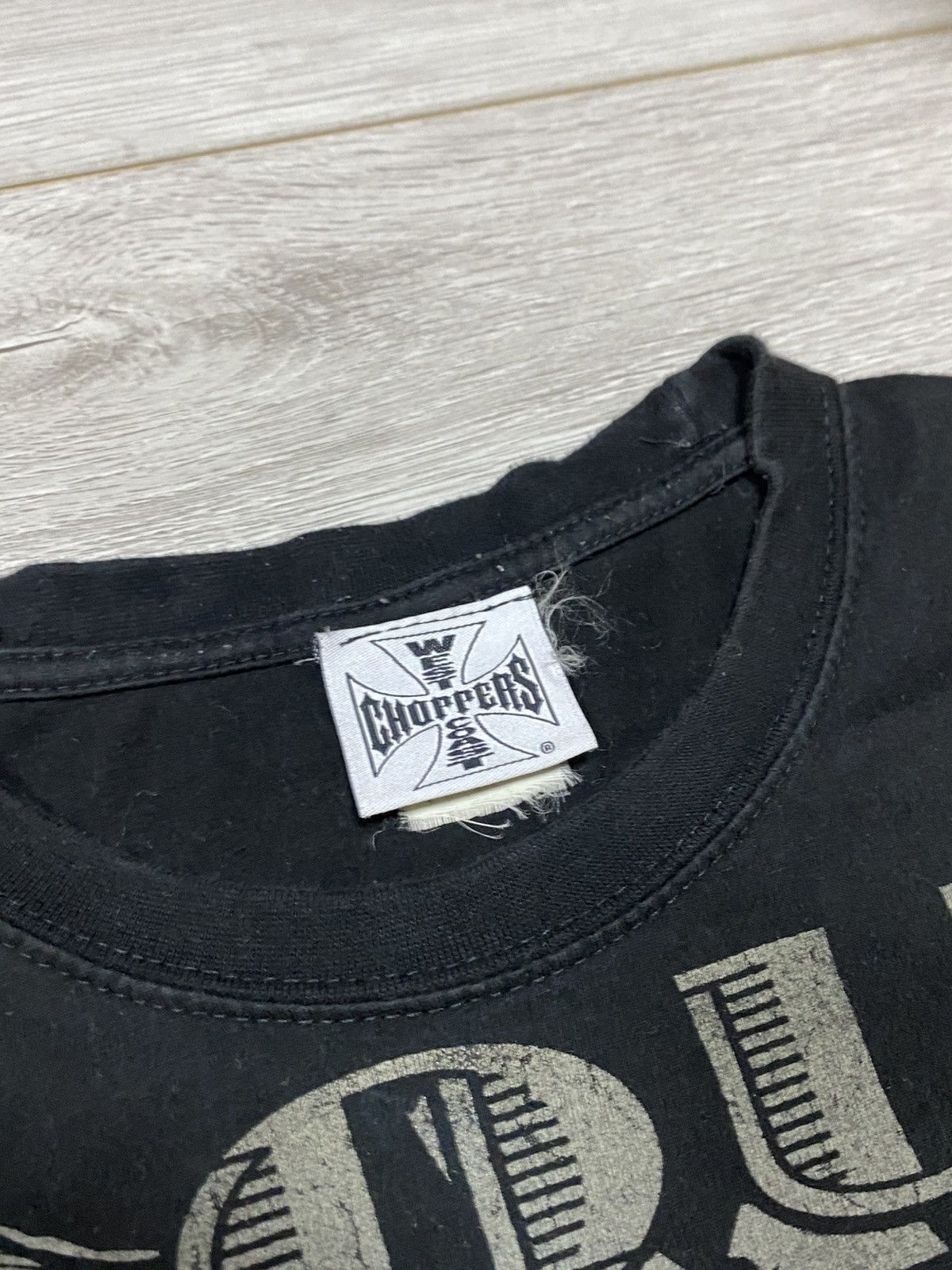 West Coast Choppers West Coast Choppers moto big logo cross t shirt Size US L / EU 52-54 / 3 - 5 Thumbnail