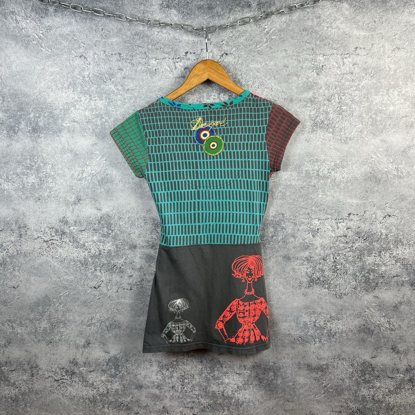 Desigual Desigual Top Women's Size S Short Sleeve Size S / US 4 / IT 40 - 2 Thumbnail
