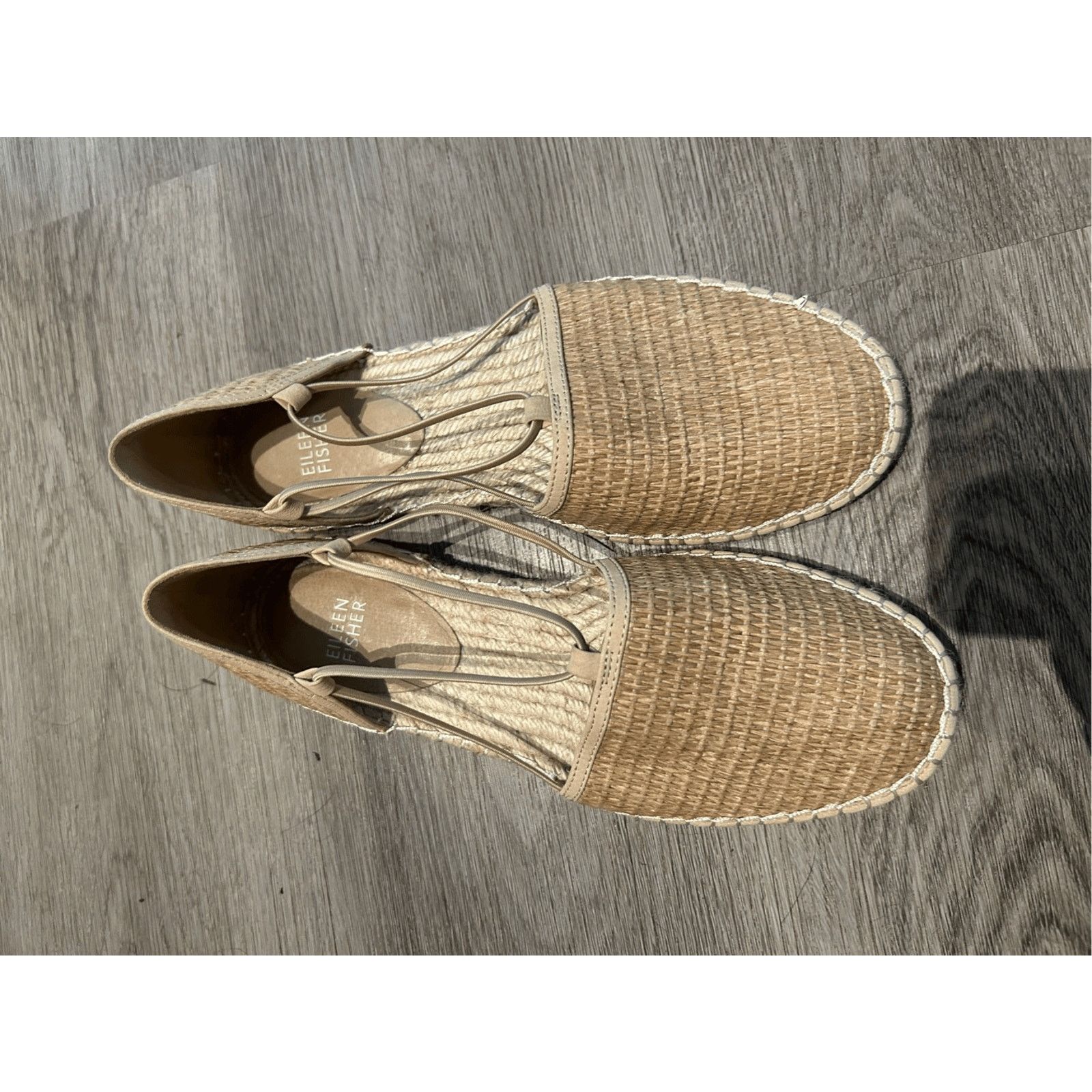 Eileen Fisher Eileen Fisher Lee Espadrille Flat Natural Tan, Sz 7.5, $155 Size US 7.5 / IT 37.5 - 9 Thumbnail
